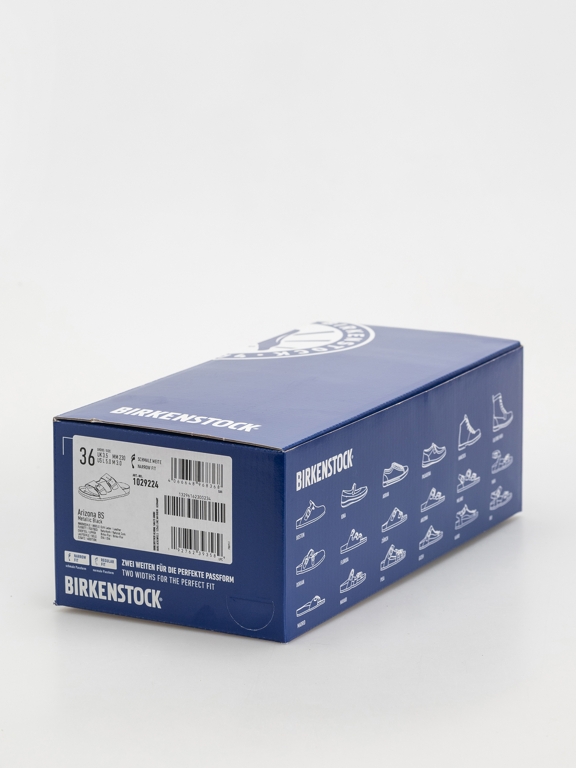 Șlapi Birkenstock Arizona Birko Flor Metallic Narrow Wmn (metallic black)