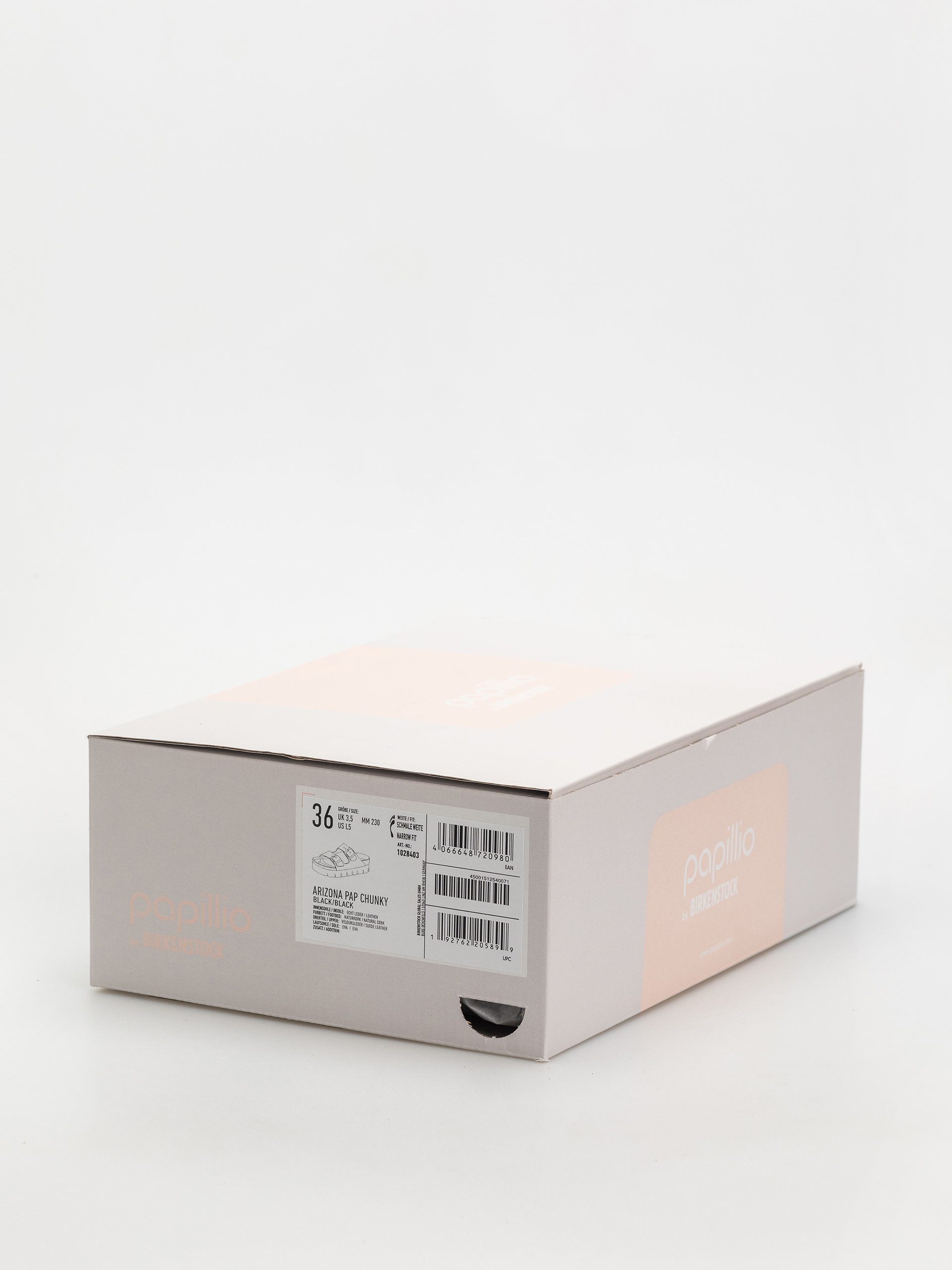 Șlapi Birkenstock Arizona Chunky Suede Narrow Wmn (black/black)