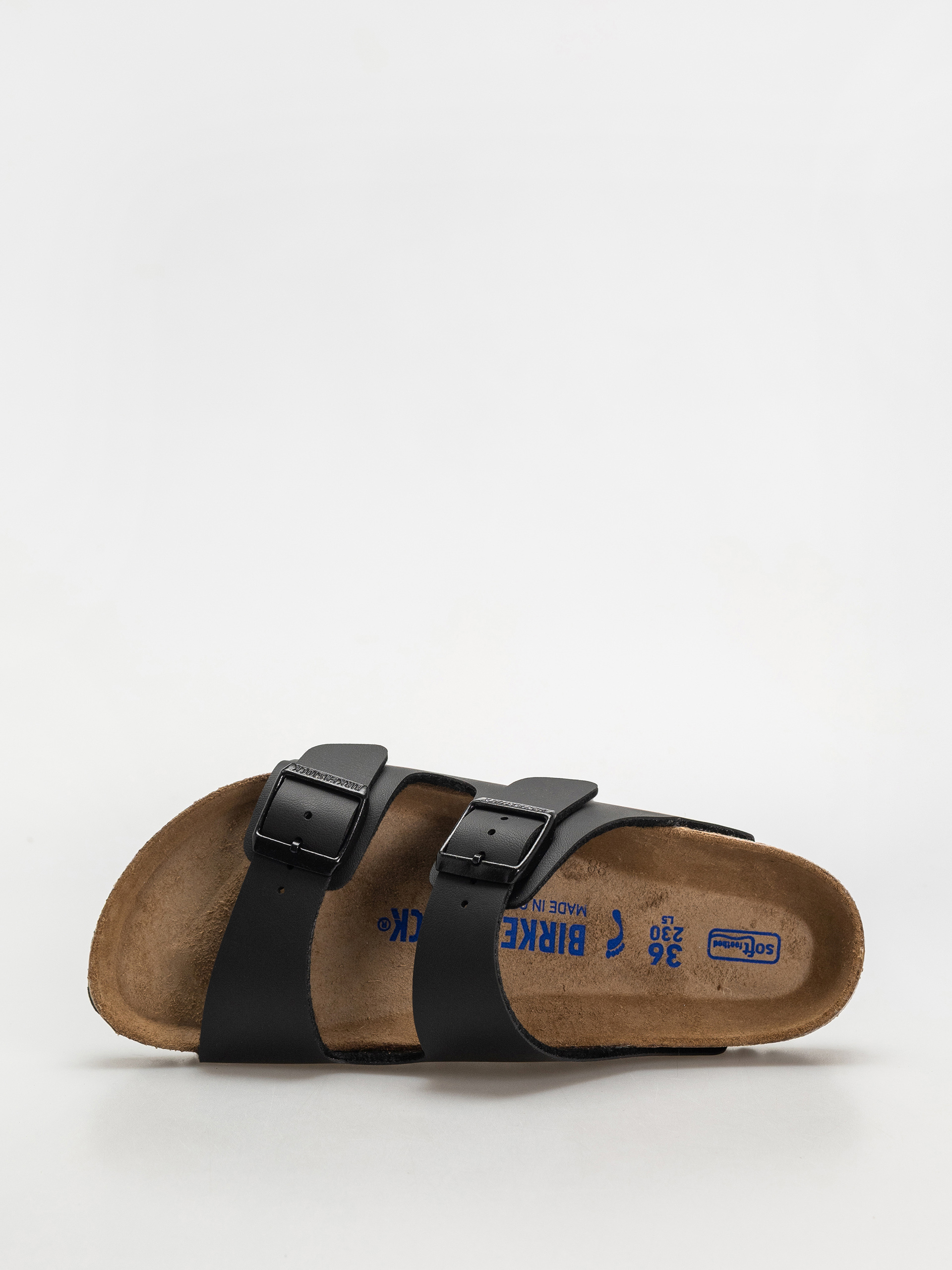 Șlapi Birkenstock Arizona Sfb Briko Flor Narrow Wmn (black)