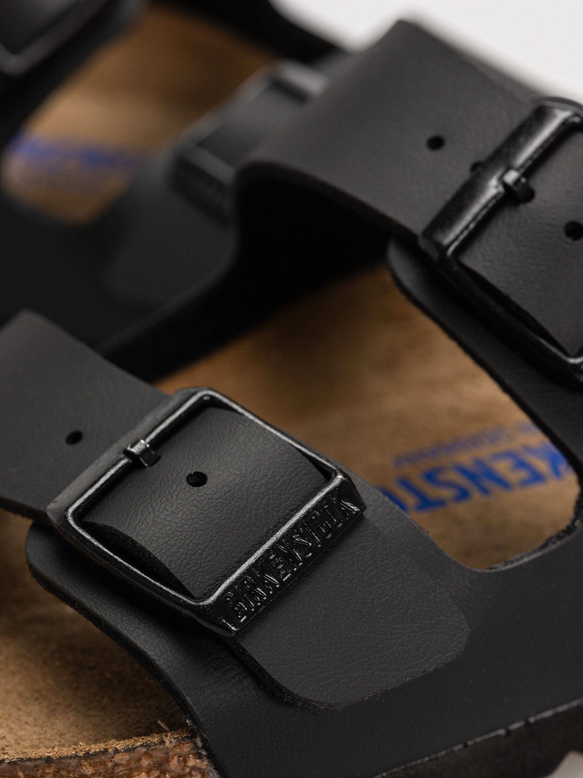 Șlapi Birkenstock Arizona Sfb Briko Flor Narrow Wmn (black)