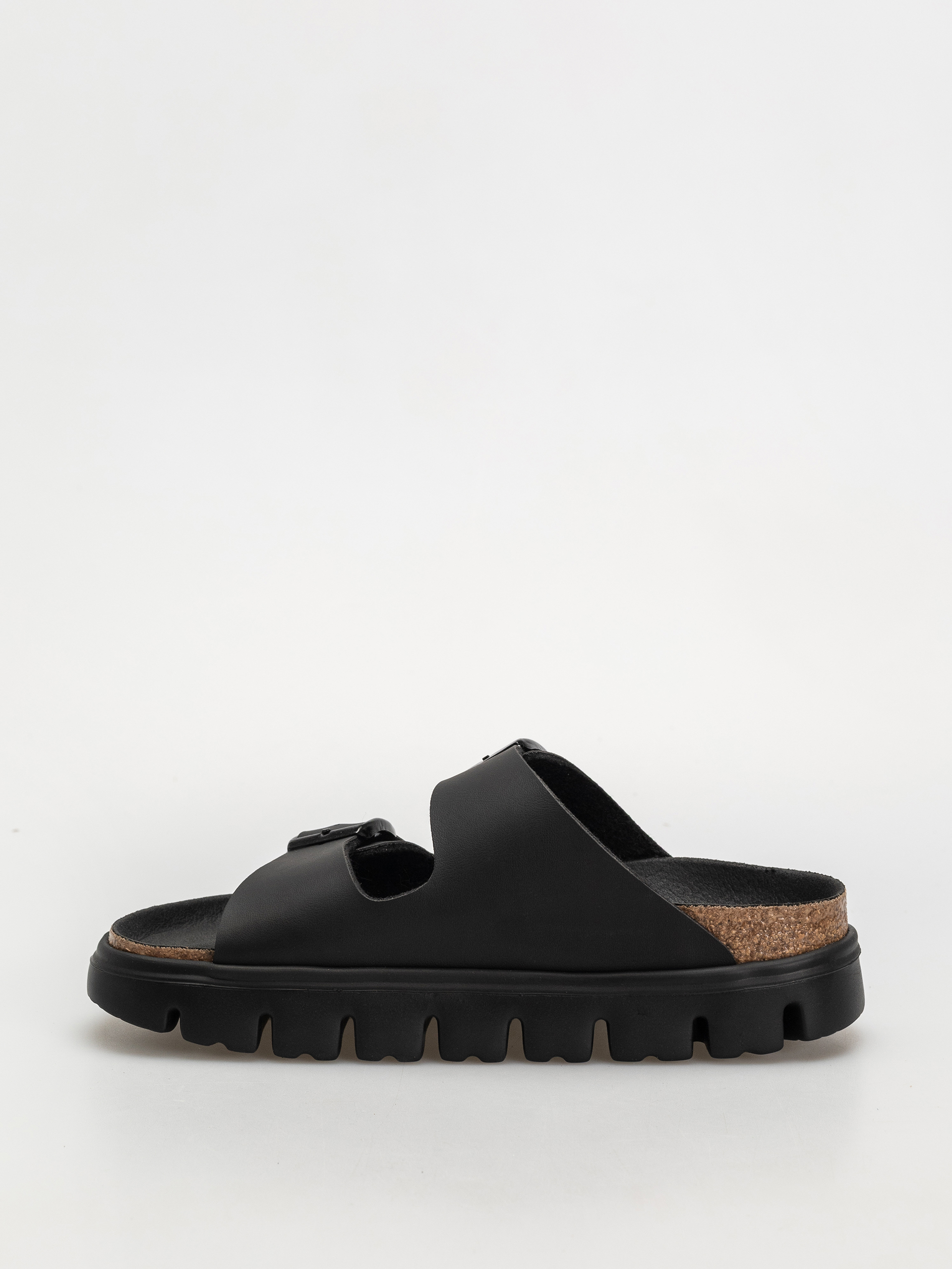 Șlapi Birkenstock Arizona Chunky Briko Flor Narrow Wmn (black/black)