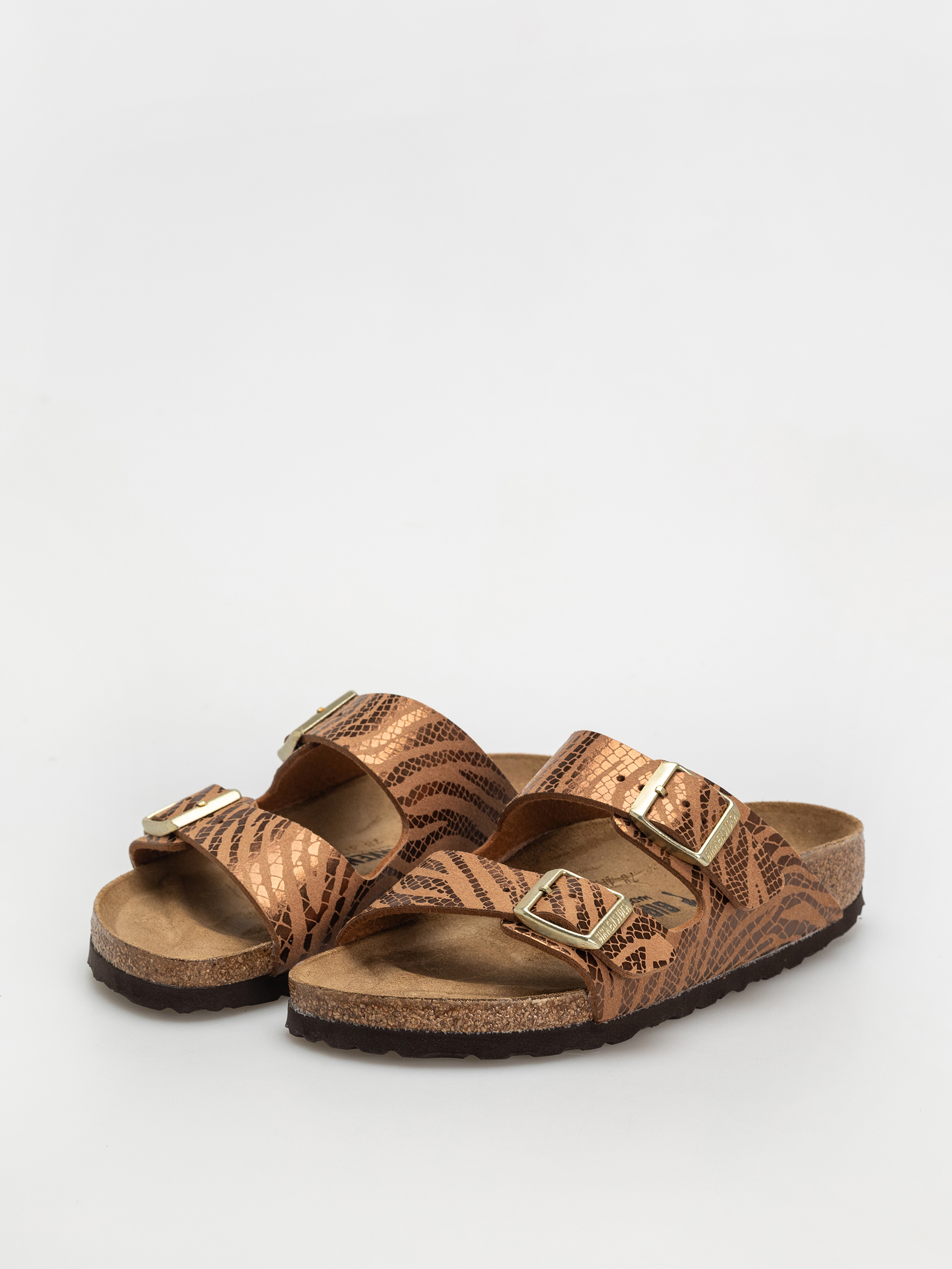 Șlapi Birkenstock Arizona Animal Print Narrow Wmn (zebra pecan)