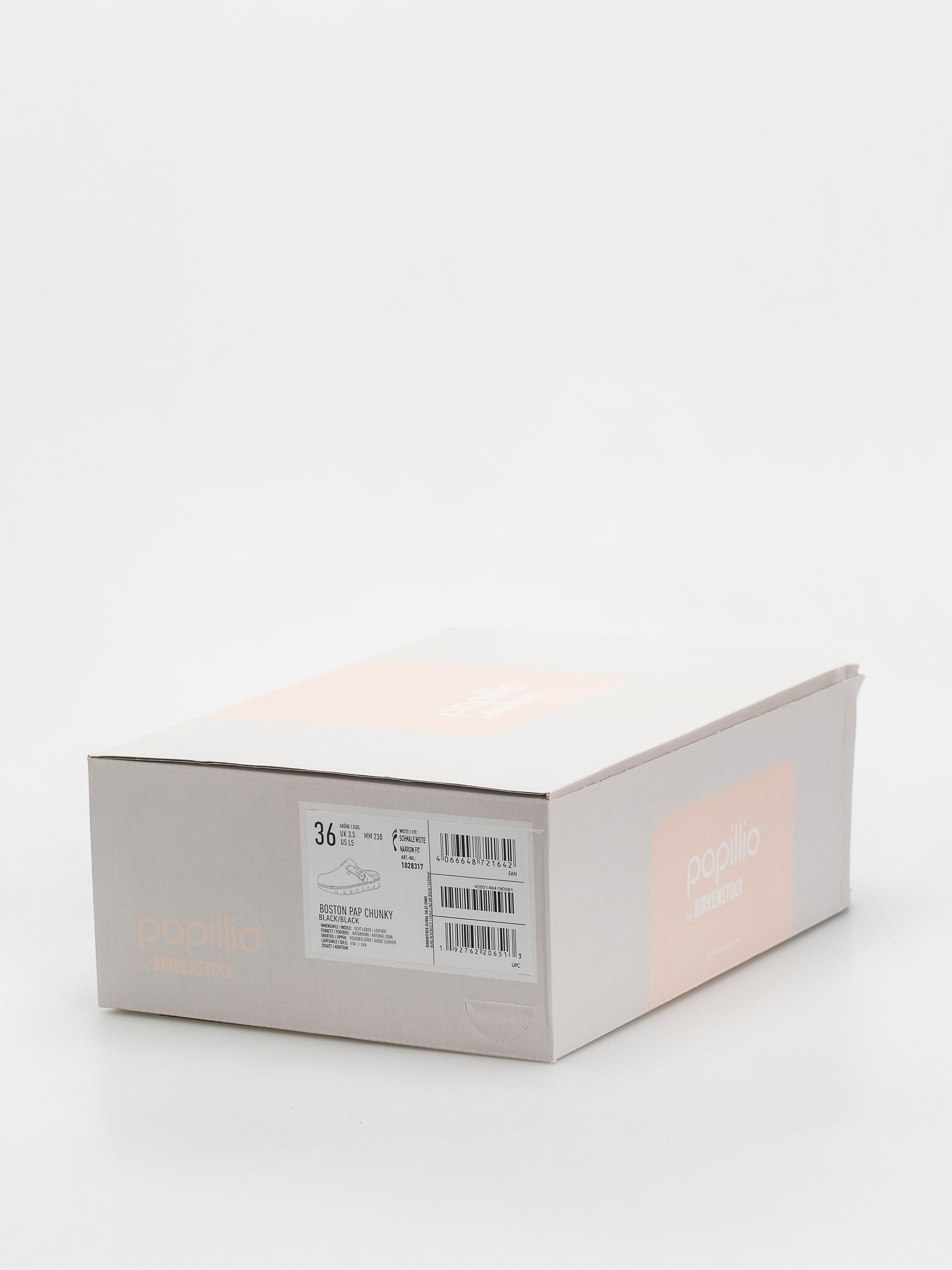 Șlapi Birkenstock Boston Chunky Suede Narrow Wmn (black/black)