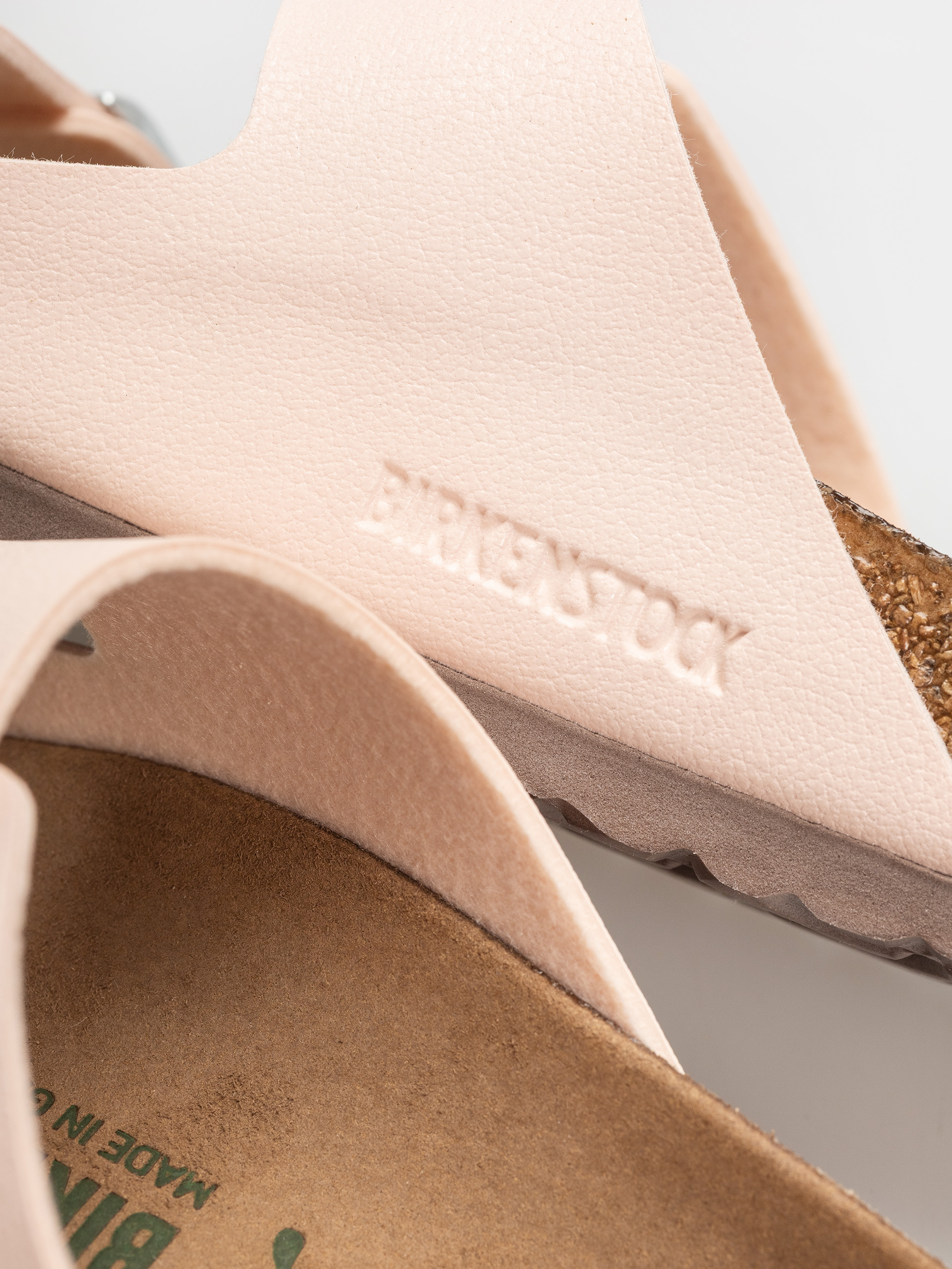 Șlapi Birkenstock Arizona Birko Flor Nubuck Narrow Wmn (light rose)