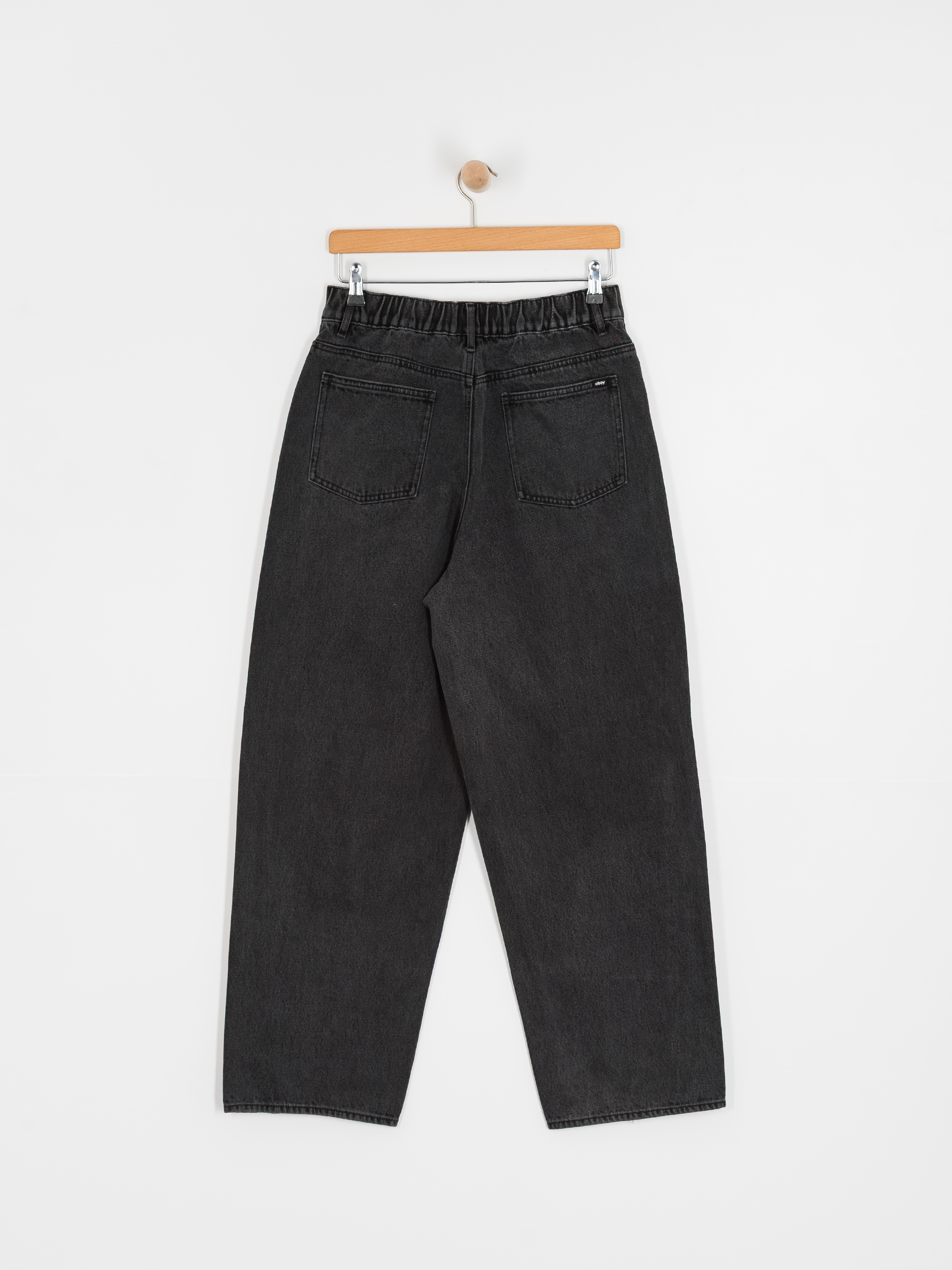 Pantaloni OBEY Leah III Baggy Denim Wmn (black ash)