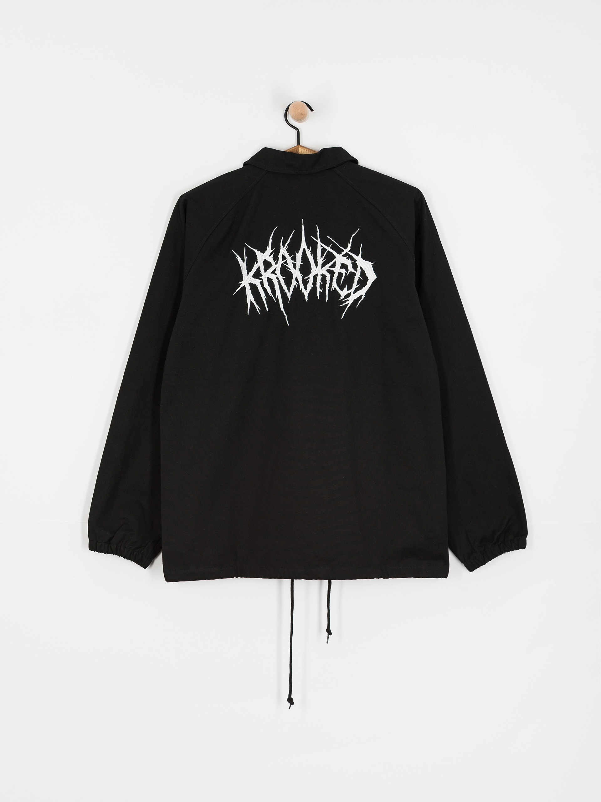 Geacă Krooked Necro Skript (black/white)