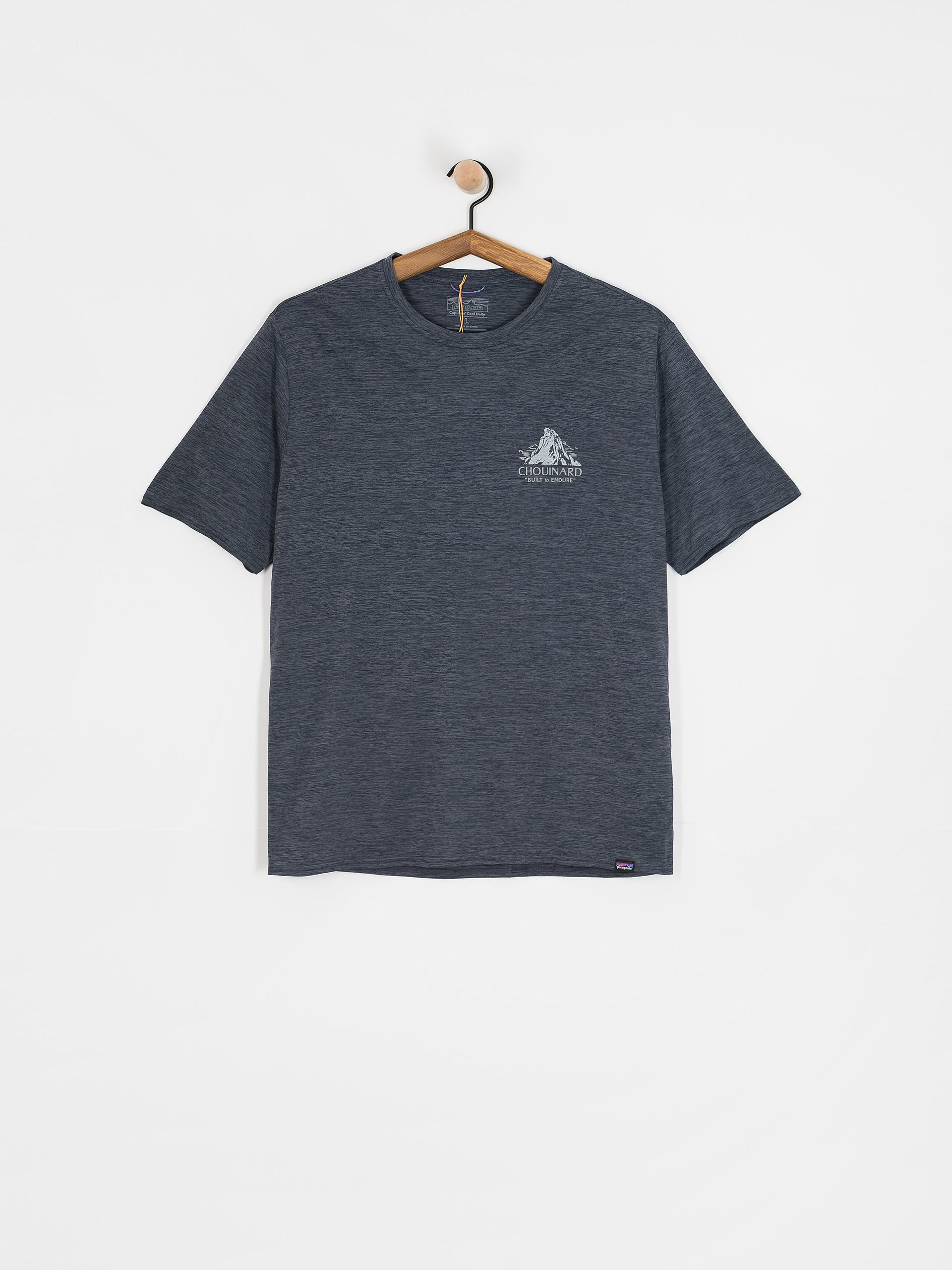 Tricou Patagonia Cap Cool Daily Graphic (chouinard crest/smolder blue x-dye)