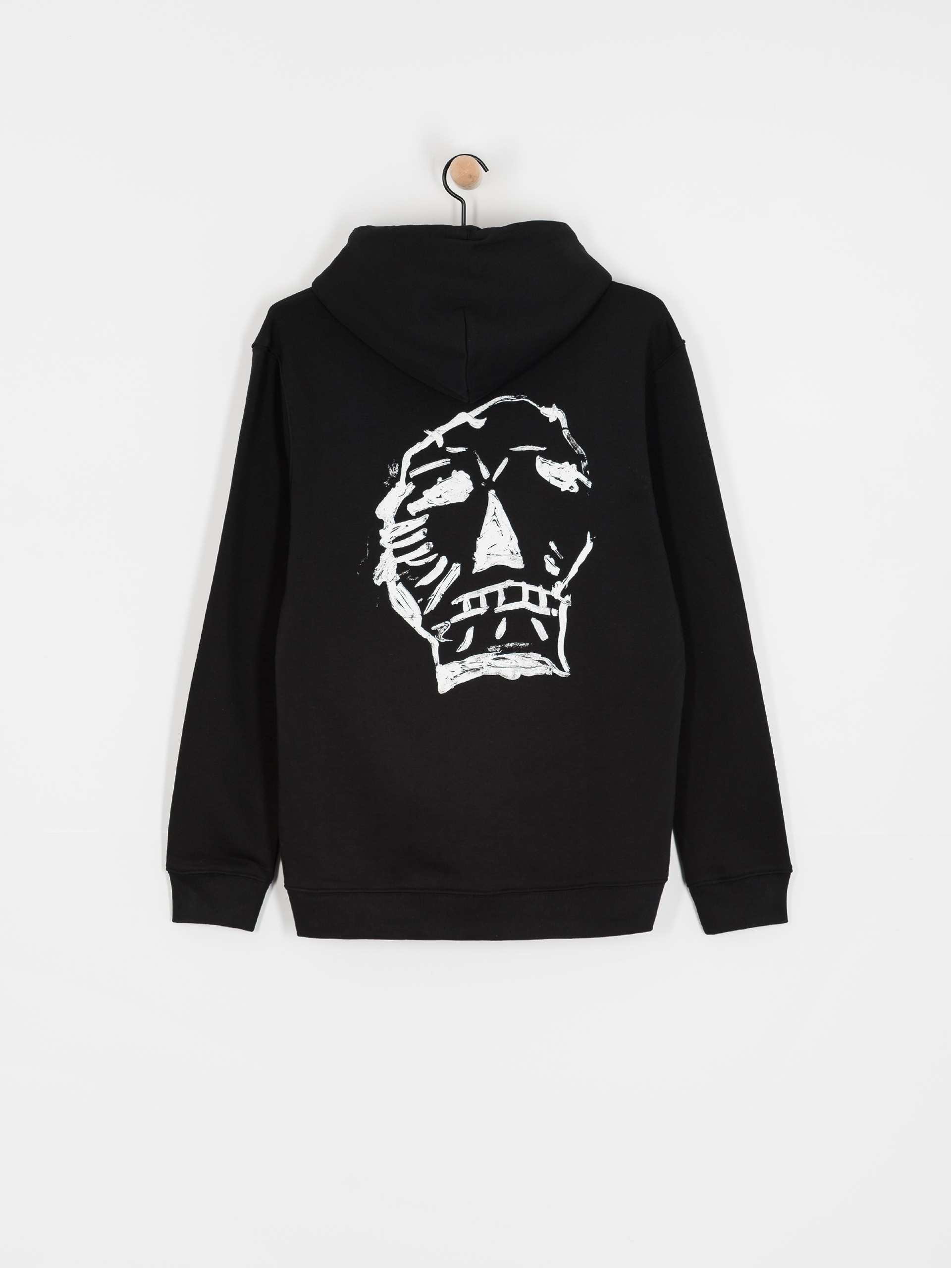 Hanorac cu glugă Poetic Collective Big Skull HD (black)