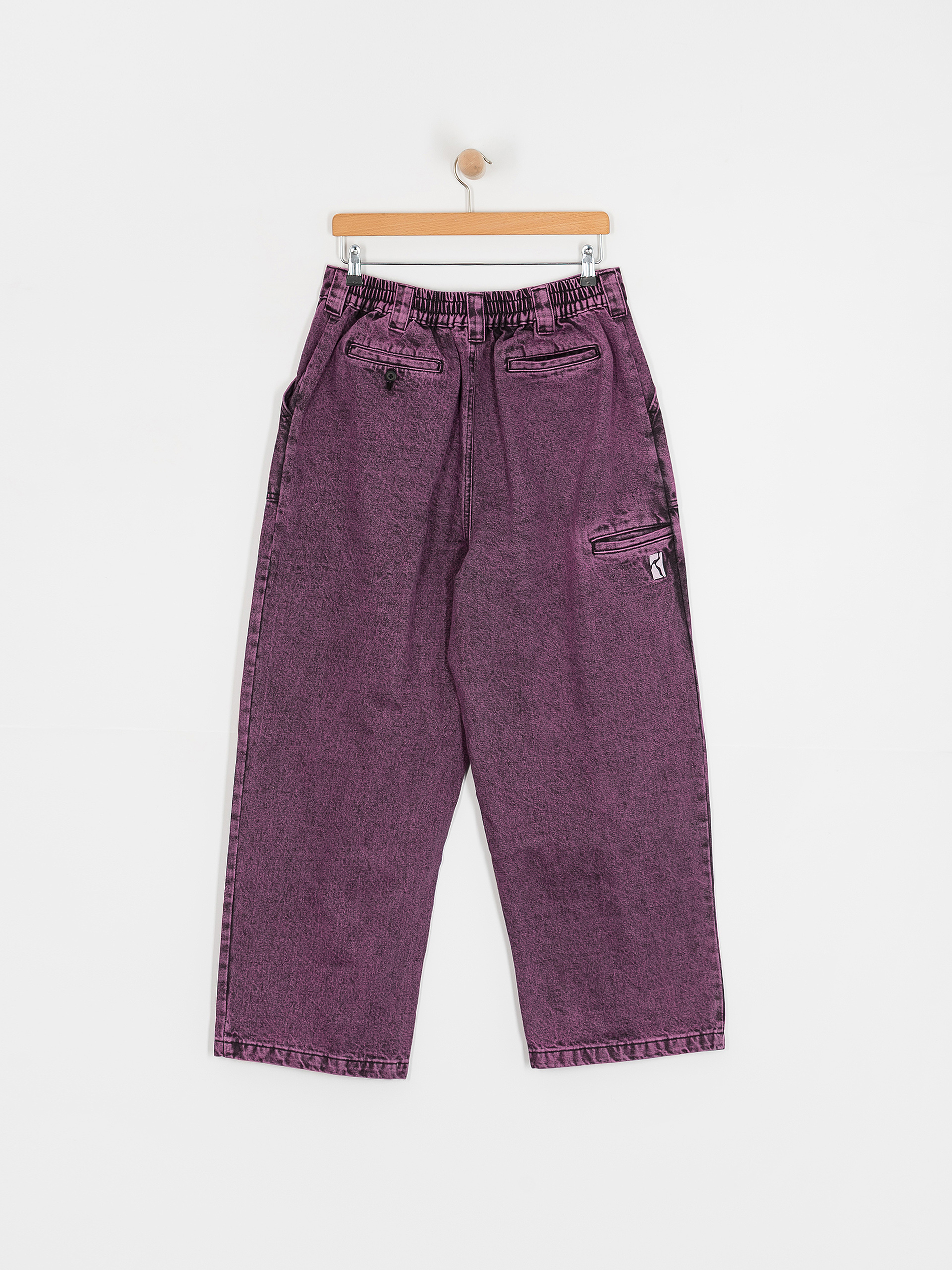 Pantaloni Poetic Collective Painter (purple acid wash denim)