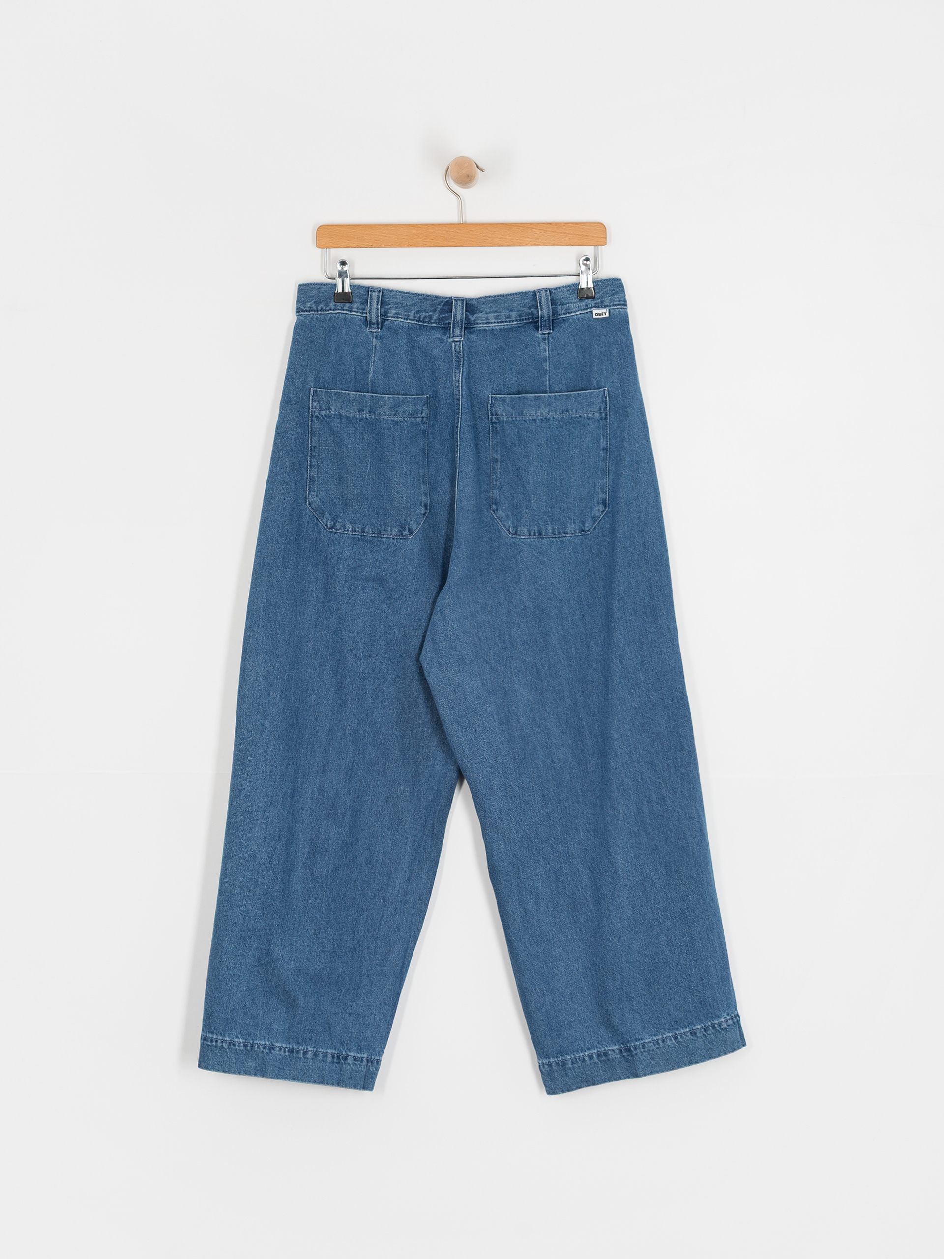Pantaloni OBEY Oliver Denim Pleated (light indigo)