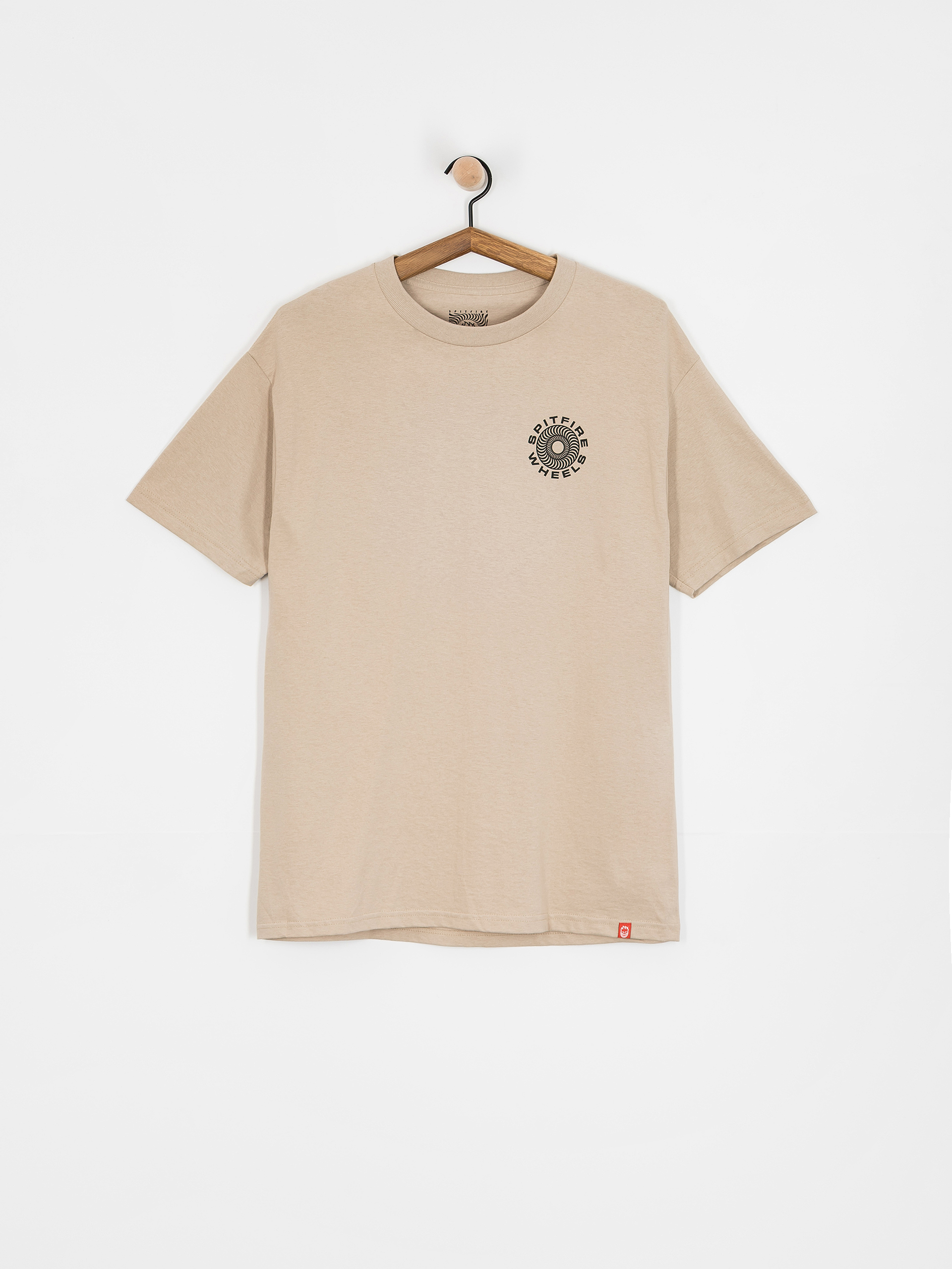 Tricou Spitfire Classic 87 Swirl Fill (sand/black & white prints)