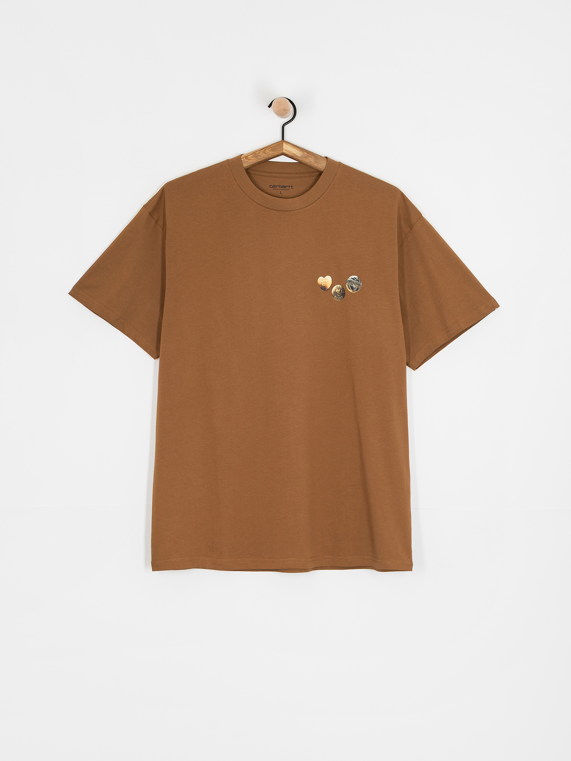 Tricou Carhartt WIP Button (hamilton brown)