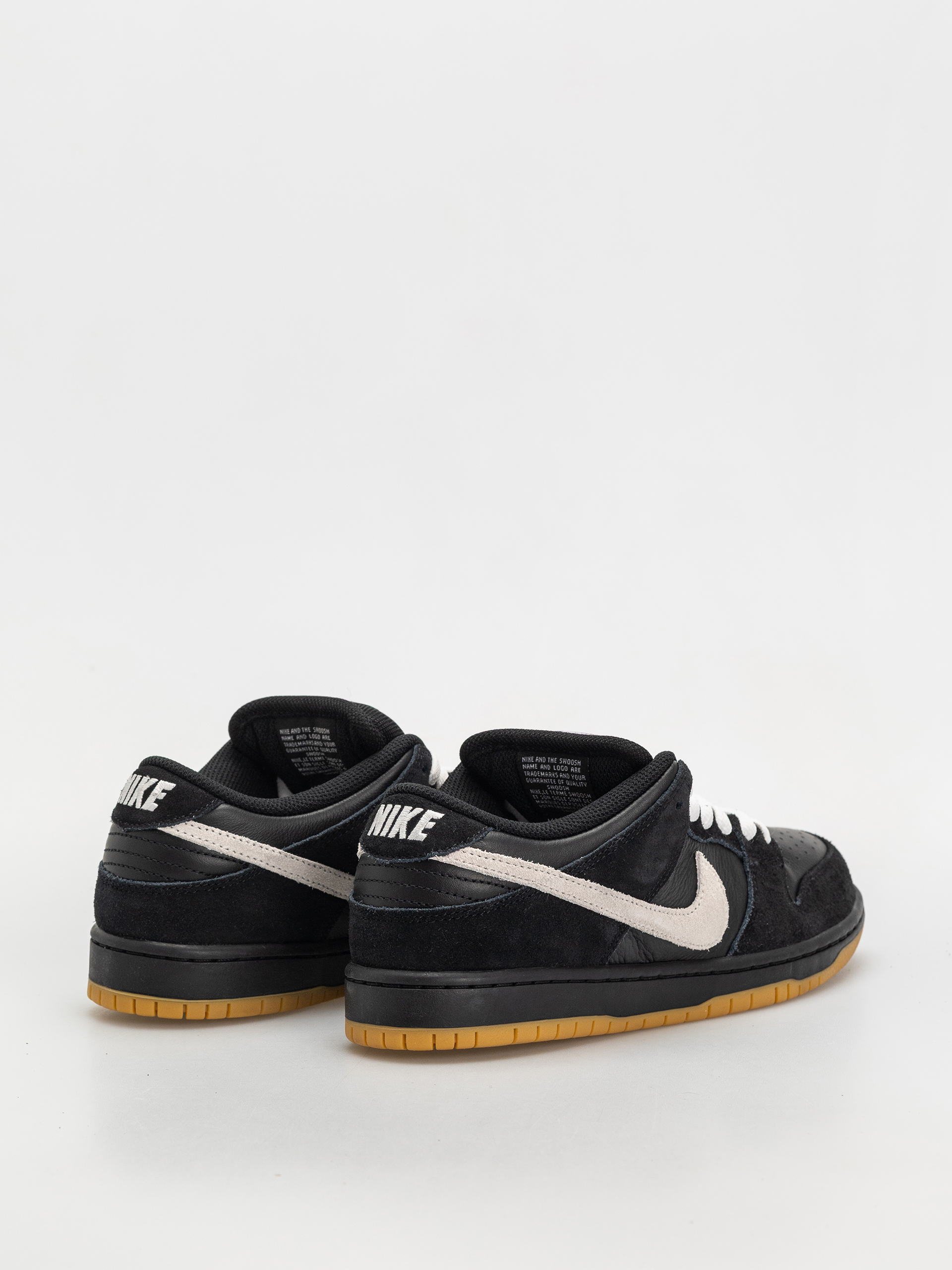Pantofi Nike SB Dunk Low Pro (black/white black gum light brown)