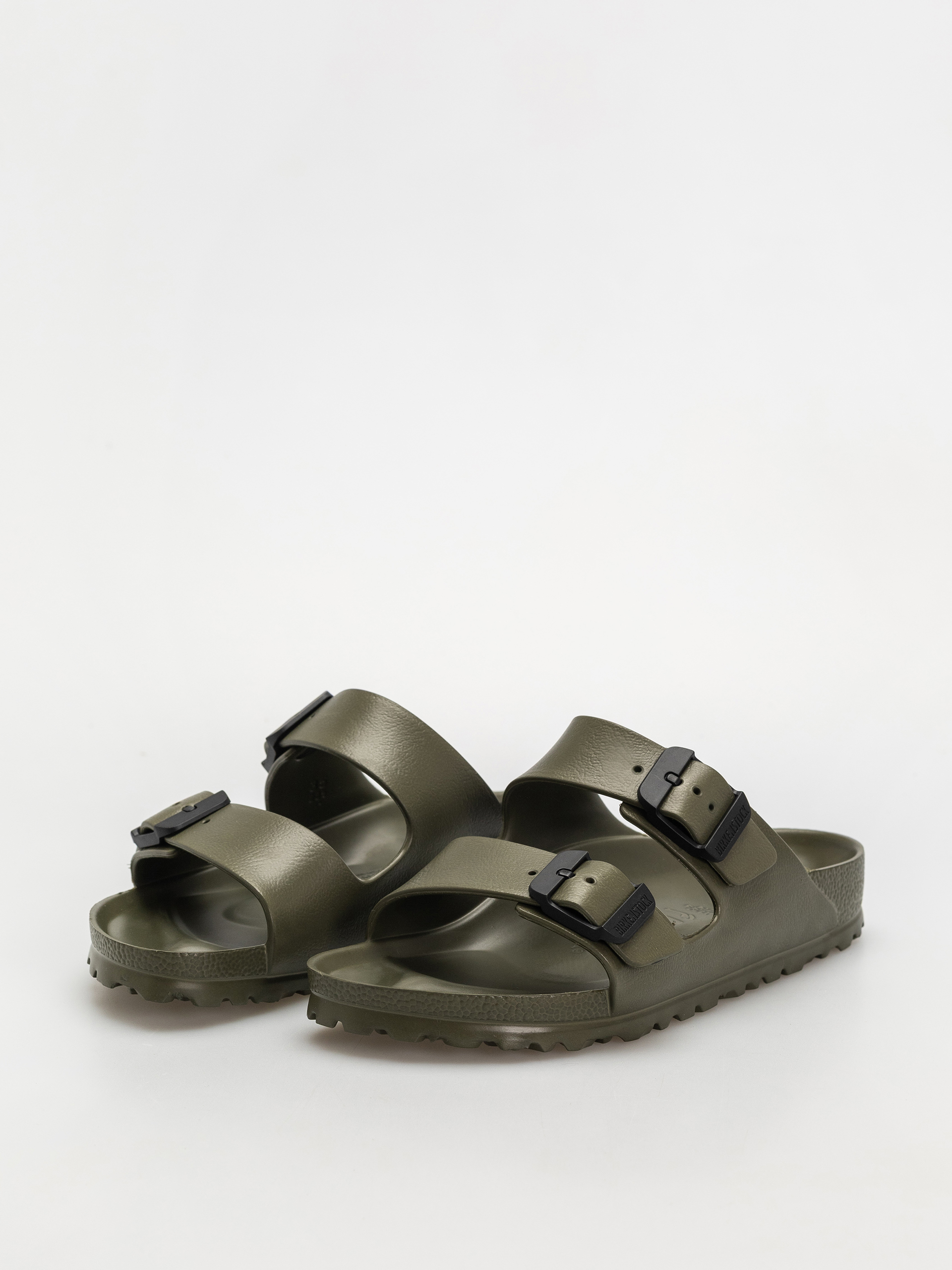 Șlapi Birkenstock Arizona Stealth Buckle EVA Narrow Wmn (khaki/black)