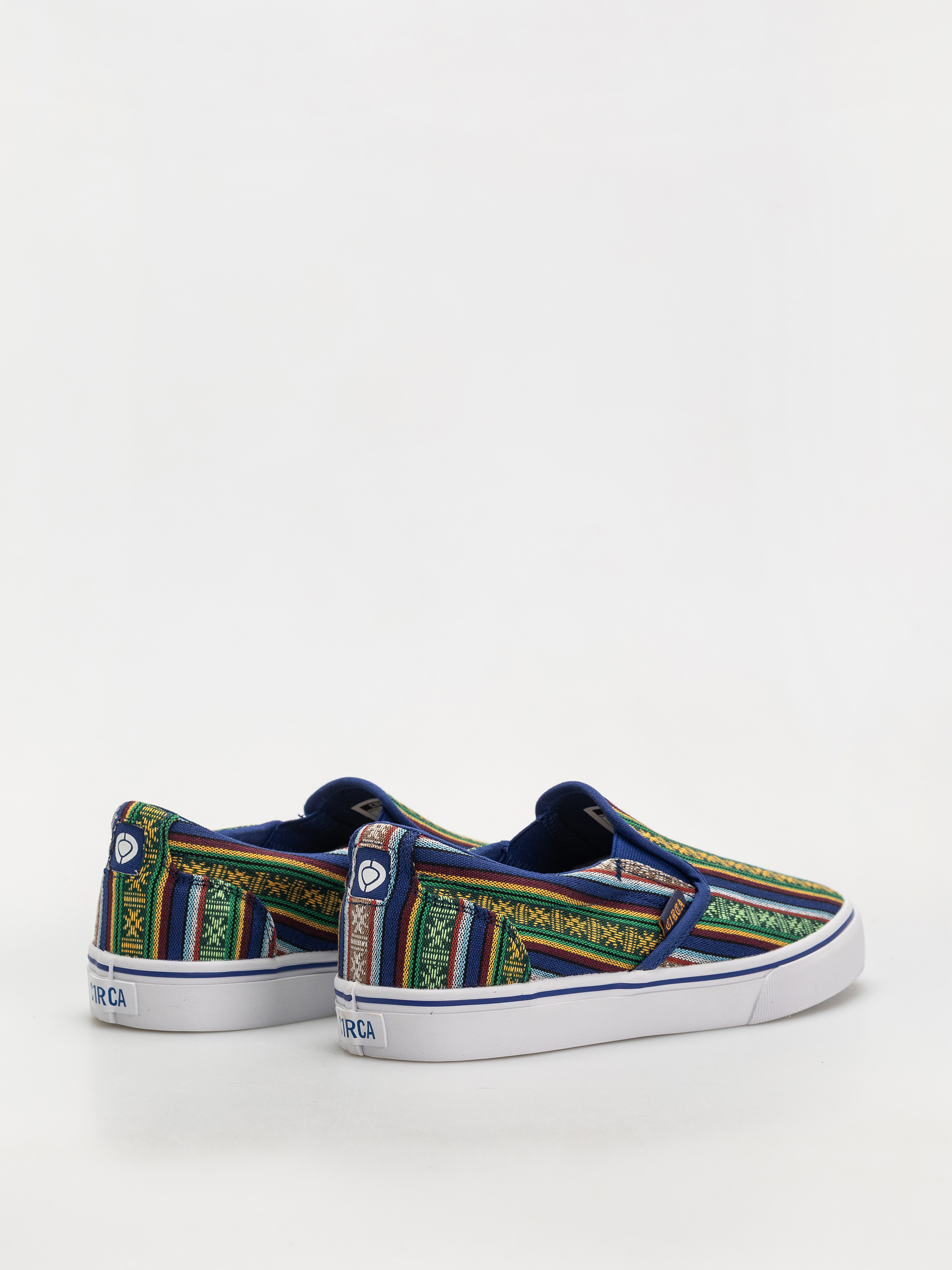 Pantofi Circa 50 Slips QQRQ (zapotec blue/white)