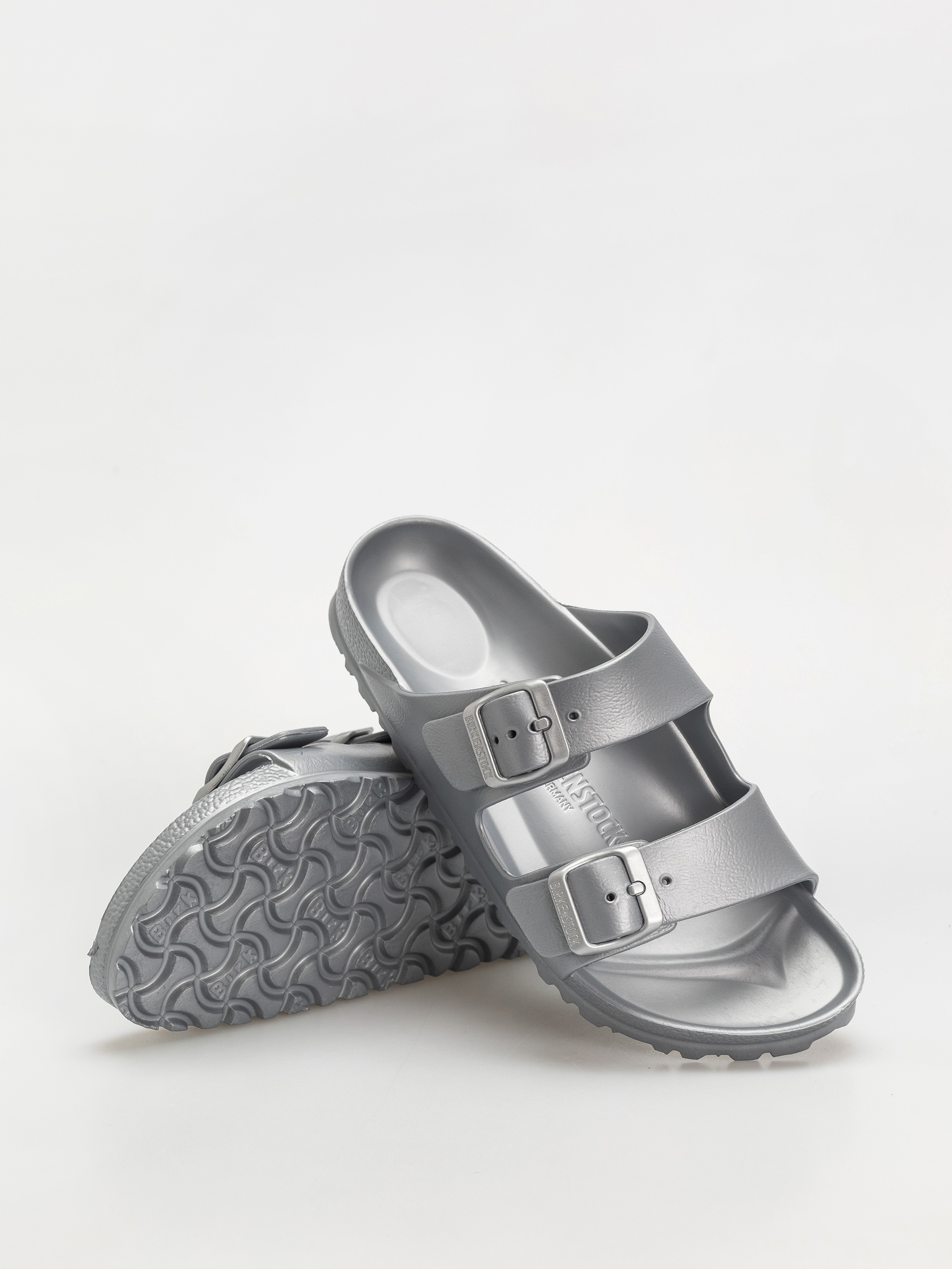 Șlapi Birkenstock Arizona EVA Narrow Wmn (metallic silver)