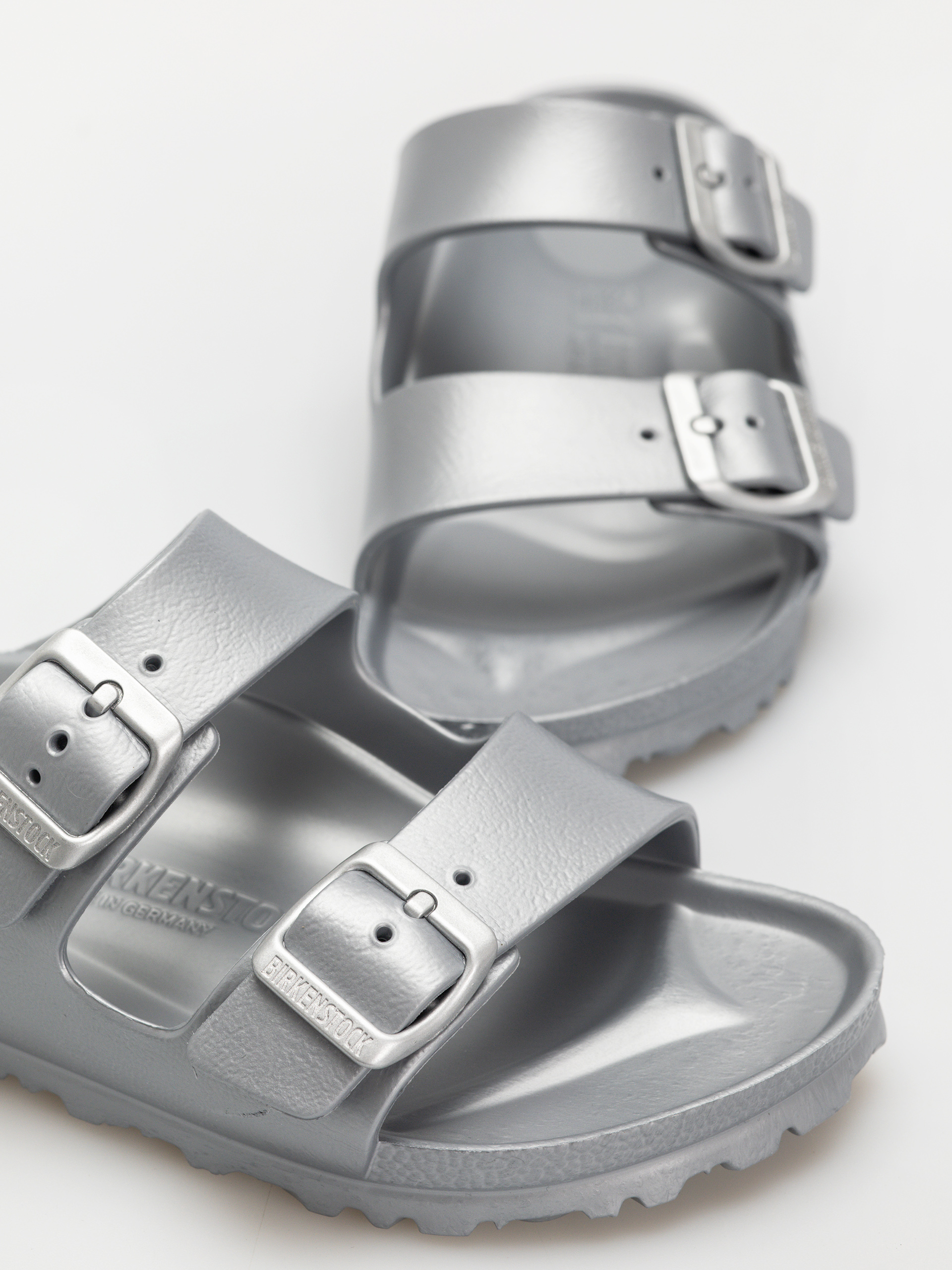 Șlapi Birkenstock Arizona EVA Narrow Wmn (metallic silver)