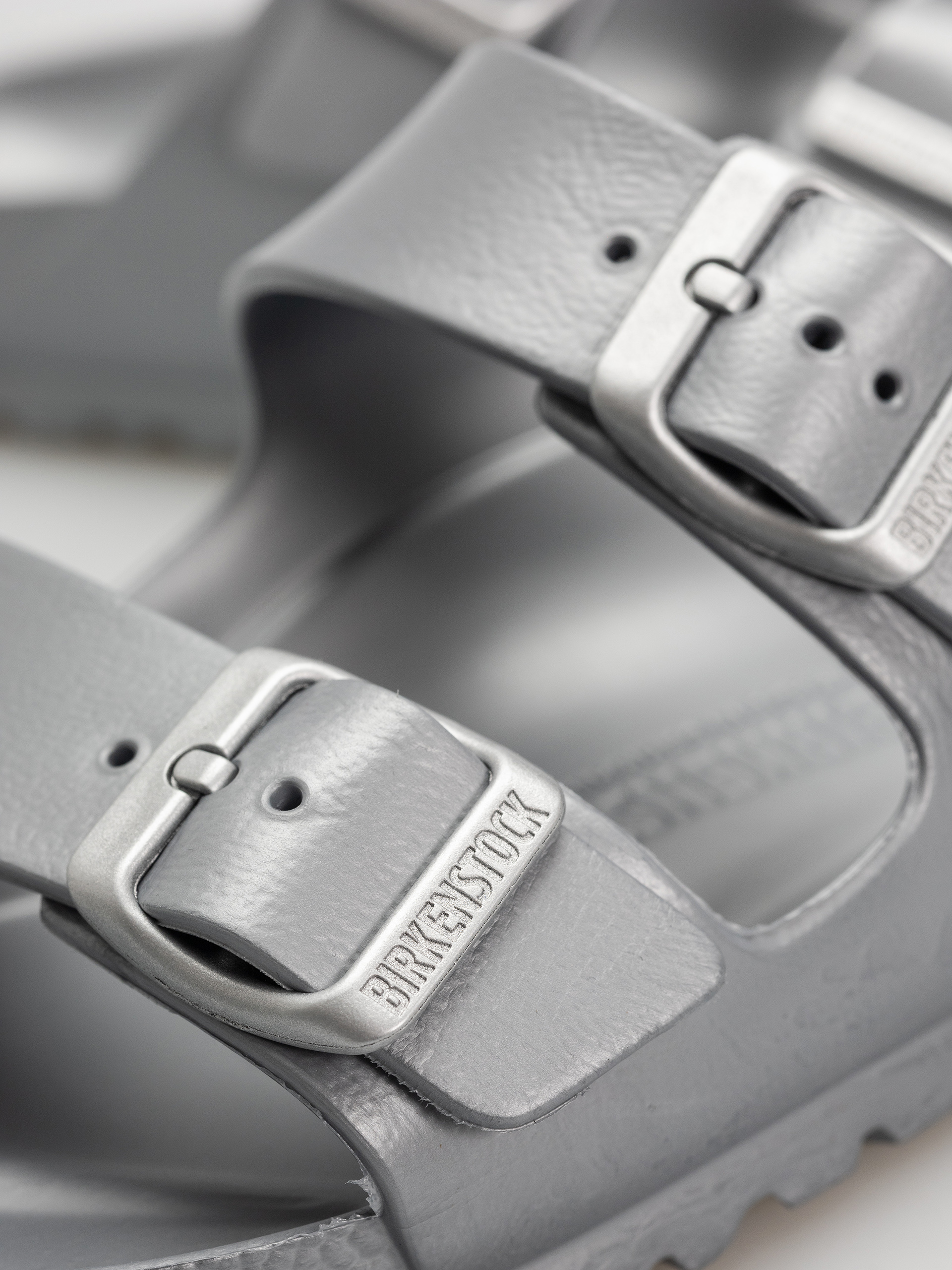 Șlapi Birkenstock Arizona EVA Narrow Wmn (metallic silver)