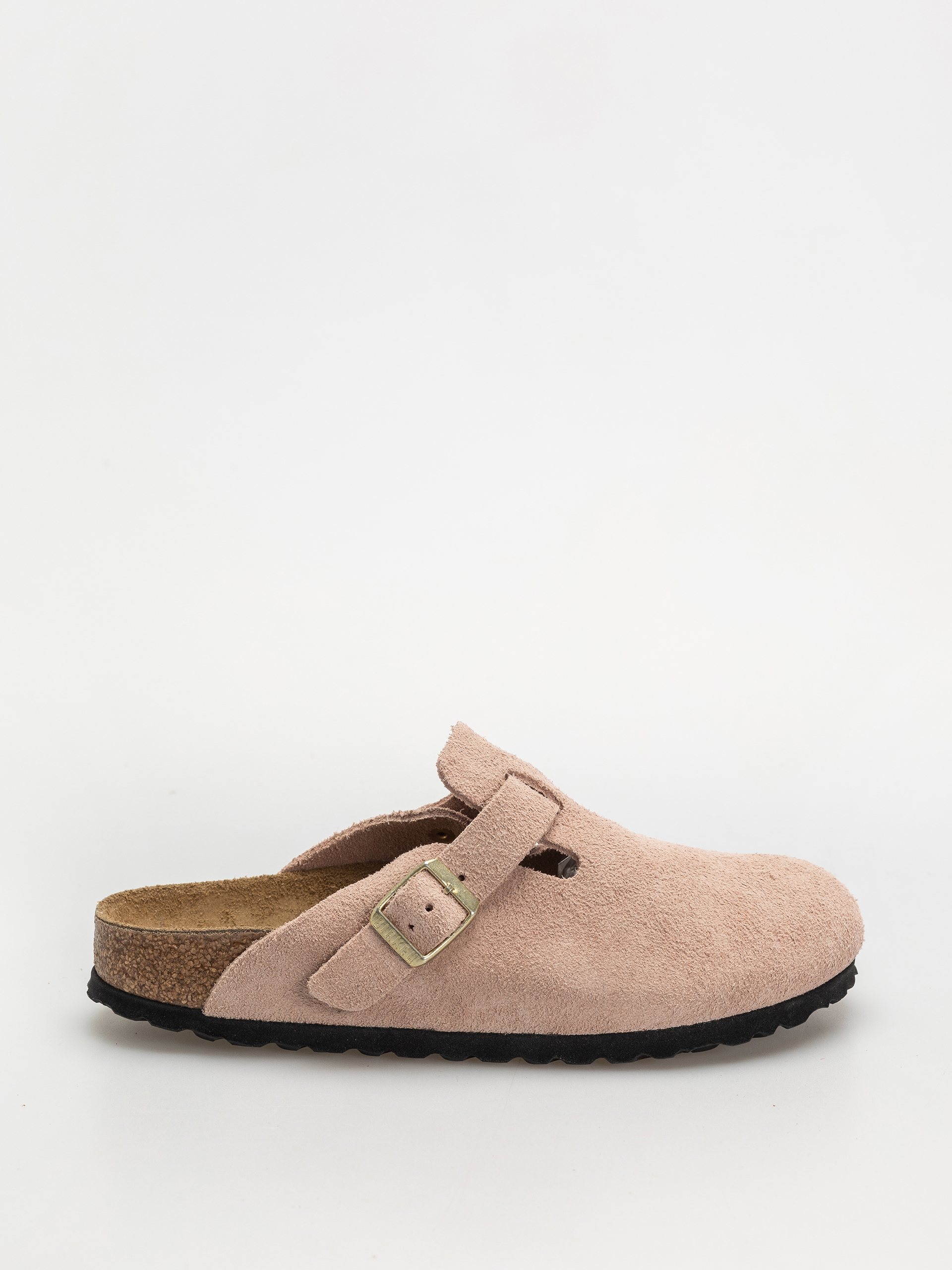 Șlapi Birkenstock Boston Suede Leather Narrow Wmn - roz (light rose)