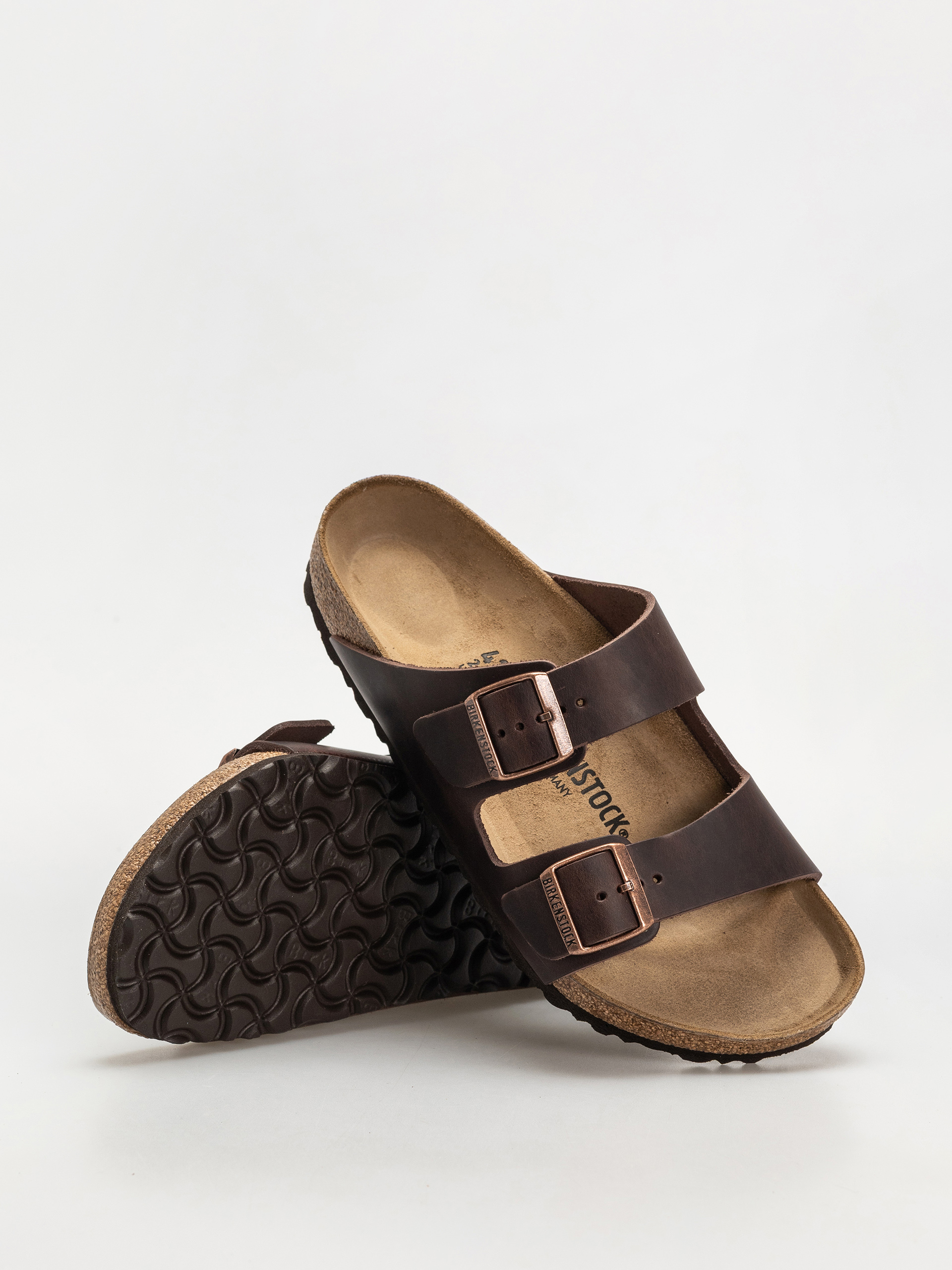 Șlapi Birkenstock Arizona Oiled Leather Regular (habana)