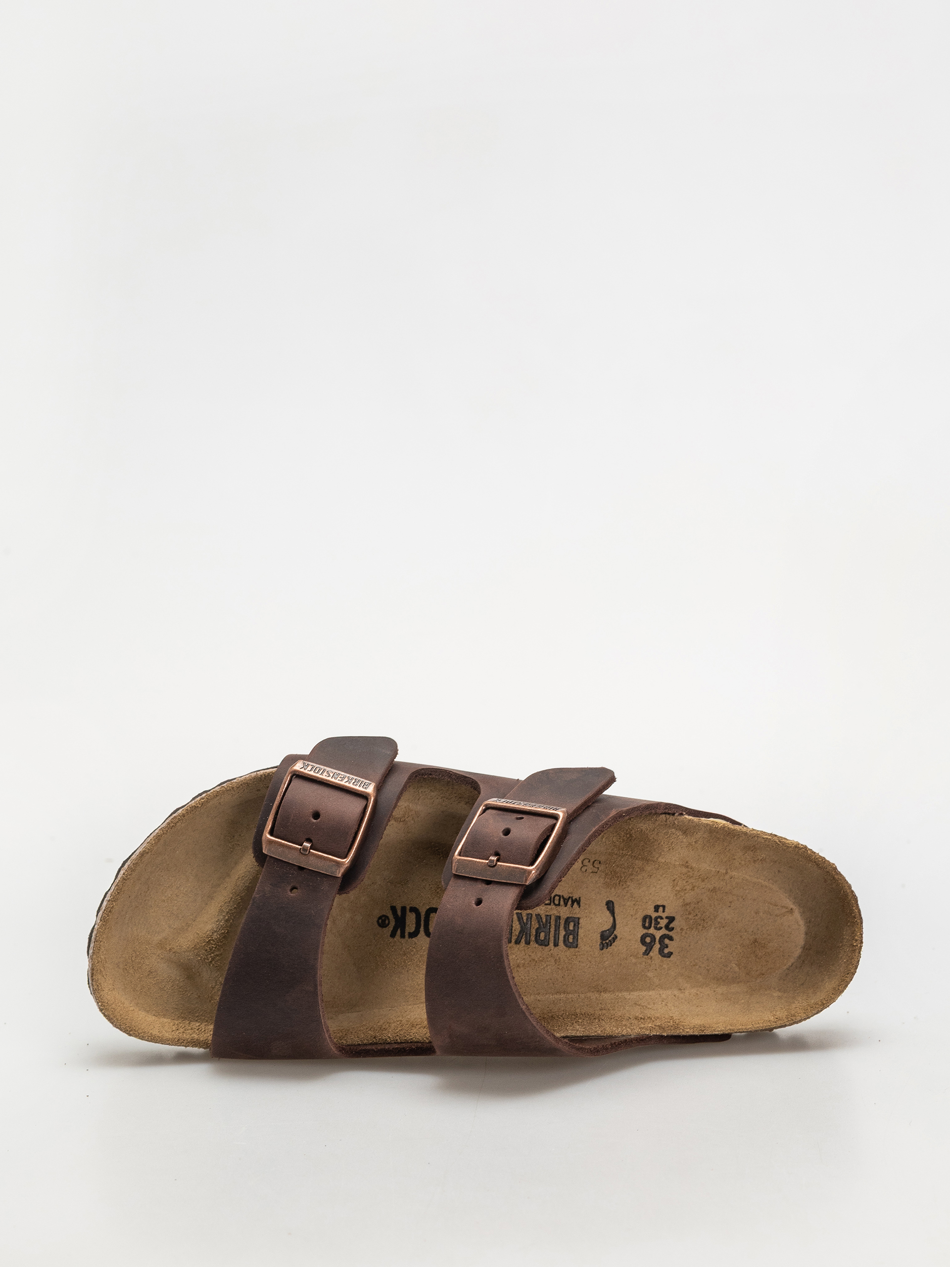 Șlapi Birkenstock Arizona Oiled Leather Narrow Wmn (habana)