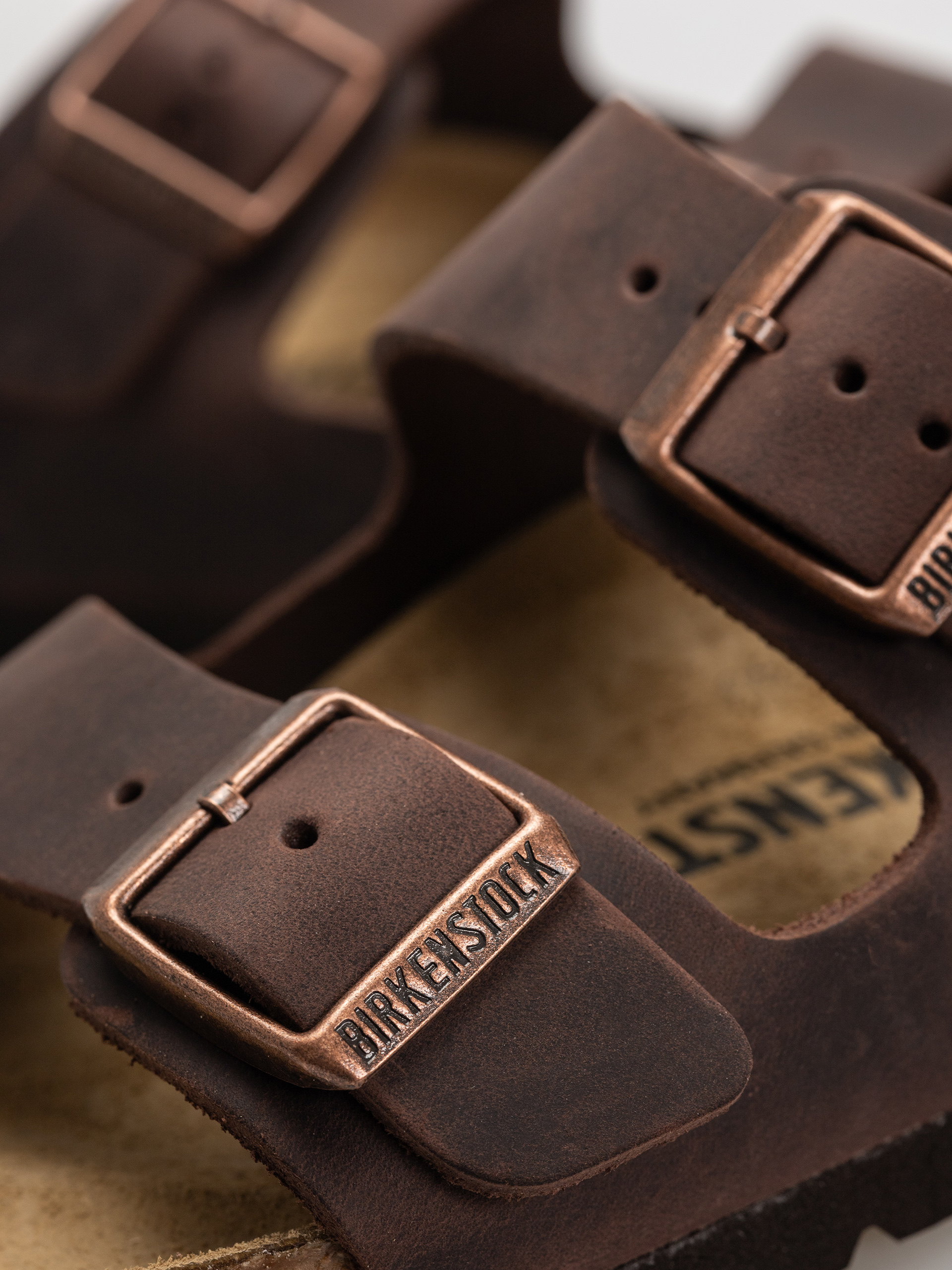 Șlapi Birkenstock Arizona Oiled Leather Narrow Wmn (habana)