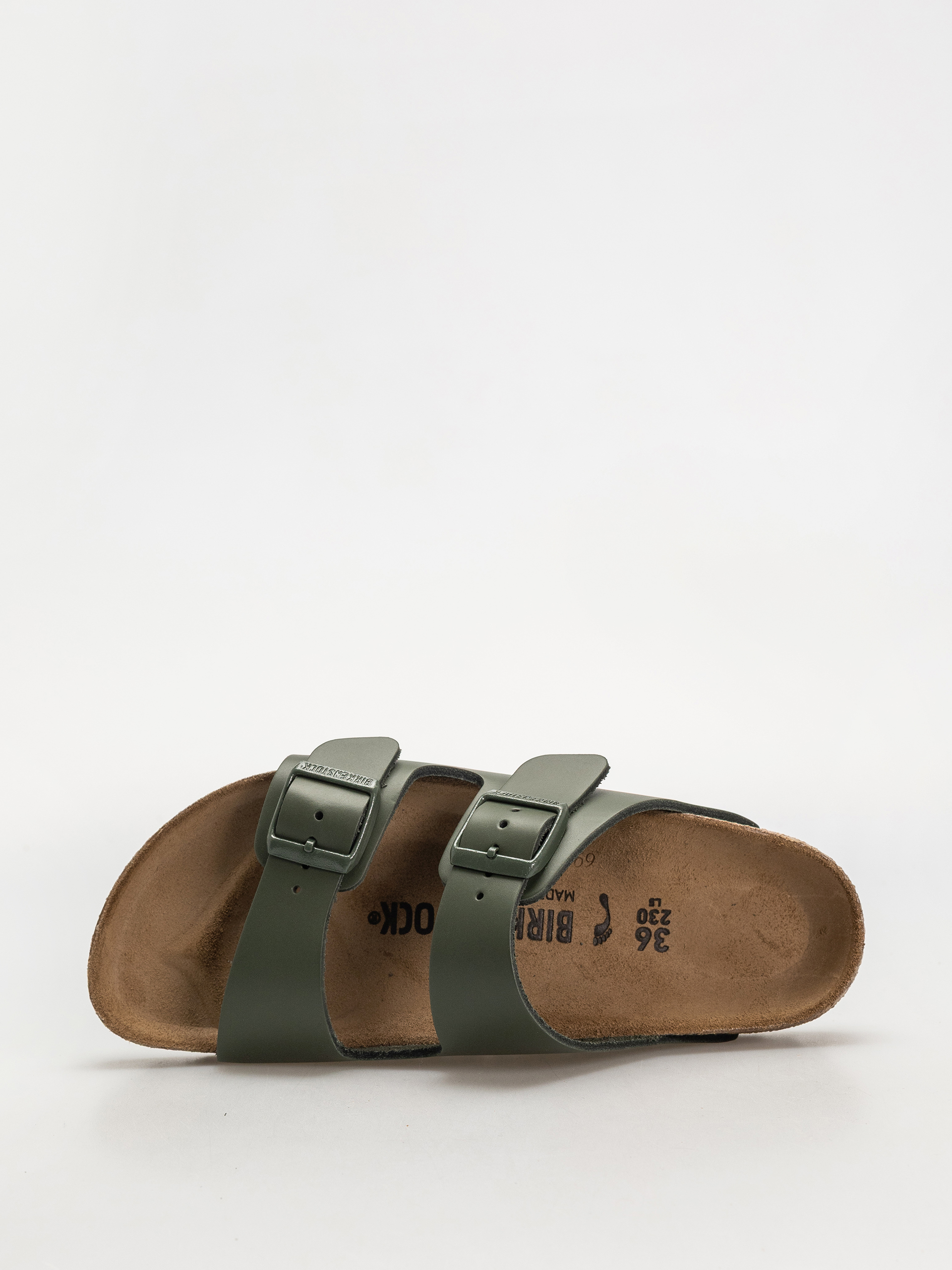 Șlapi Birkenstock Arizona Natural Leather Narrow Wmn (thyme)