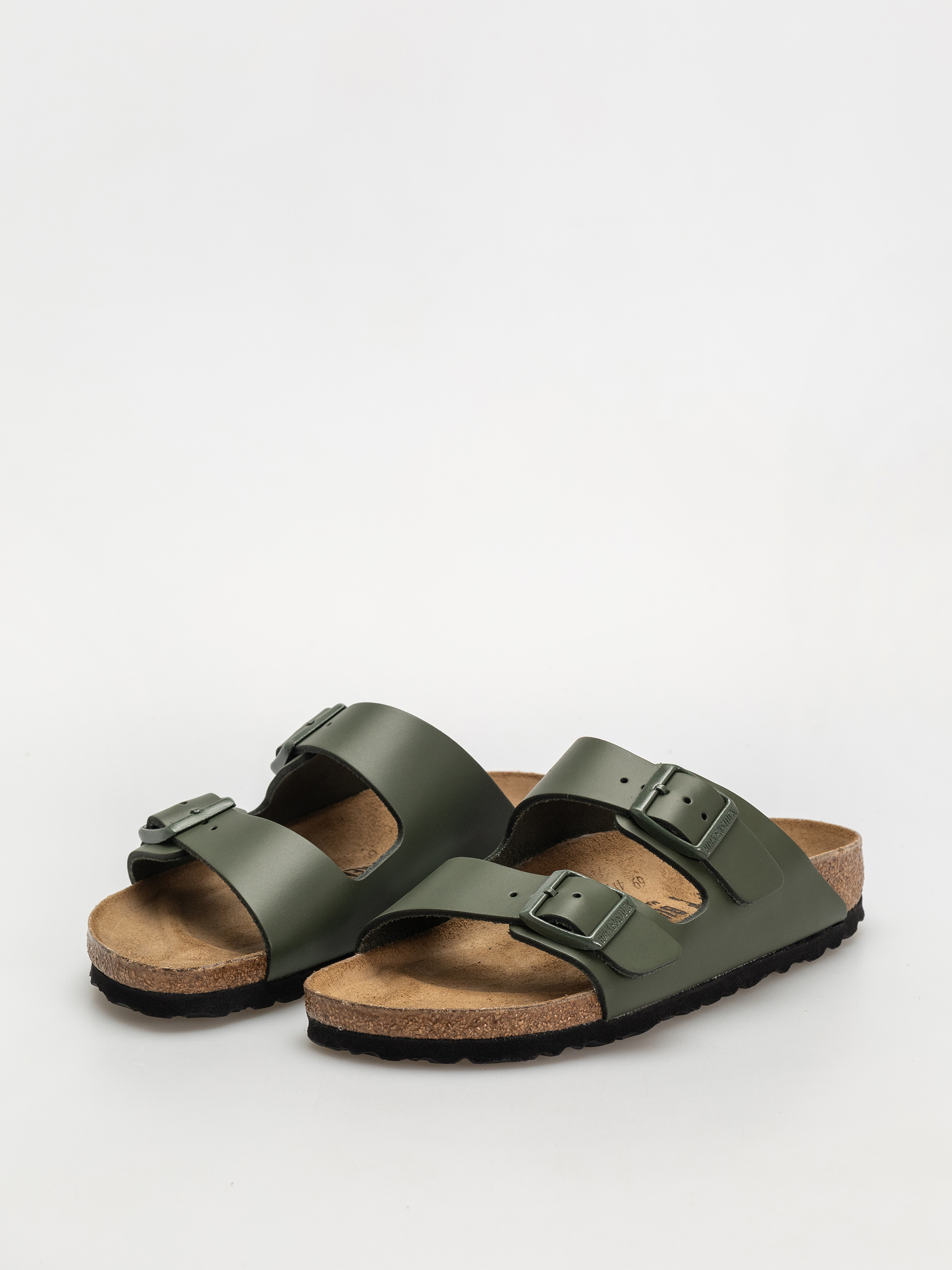 Șlapi Birkenstock Arizona Natural Leather Narrow Wmn (thyme)