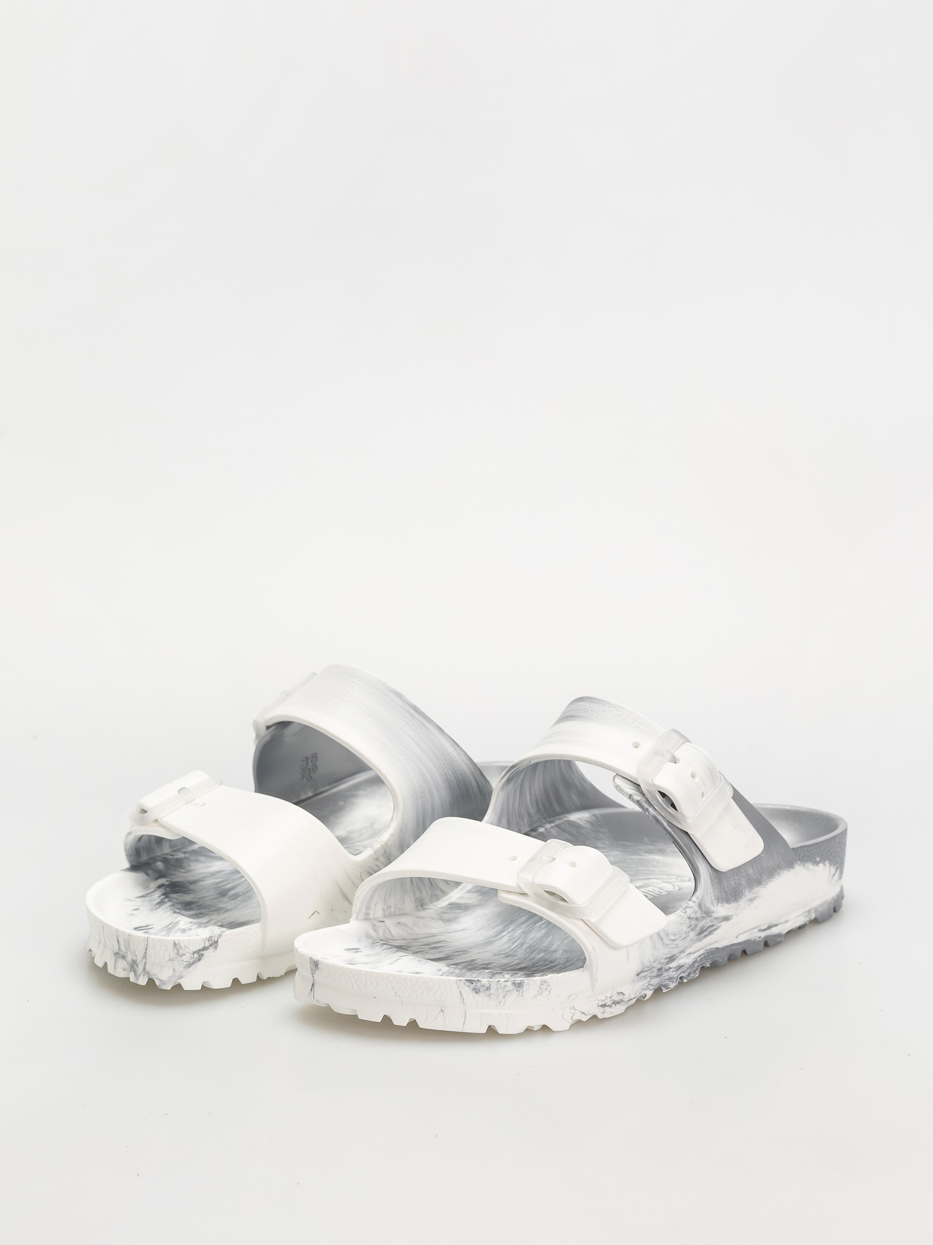 Șlapi Birkenstock Arizona EVA Narrow Wmn (metallic silver multi)