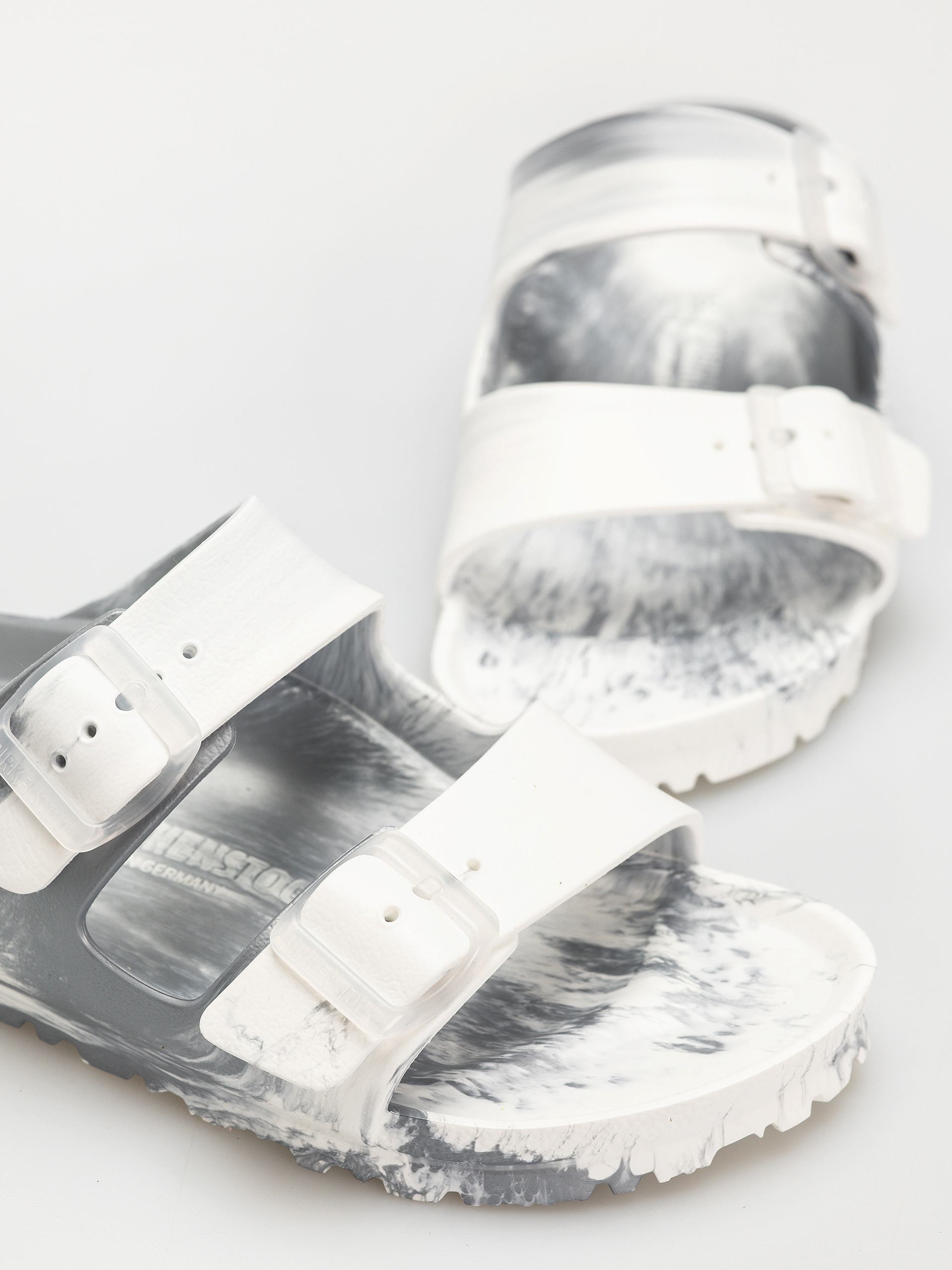 Șlapi Birkenstock Arizona EVA Narrow Wmn (metallic silver multi)