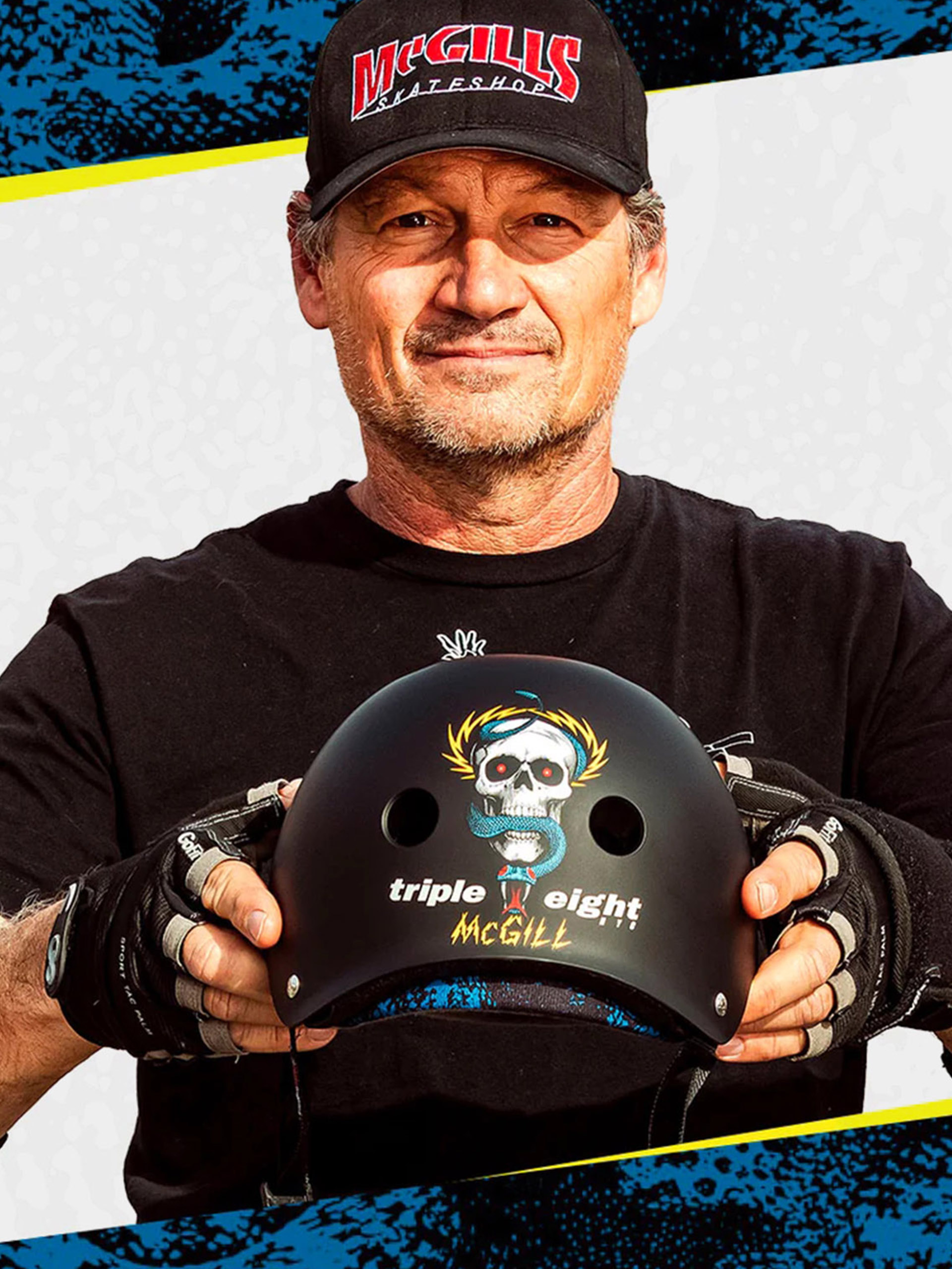 Cască Triple Eight Deep Cover Helmet (mike mcgill signature edition)