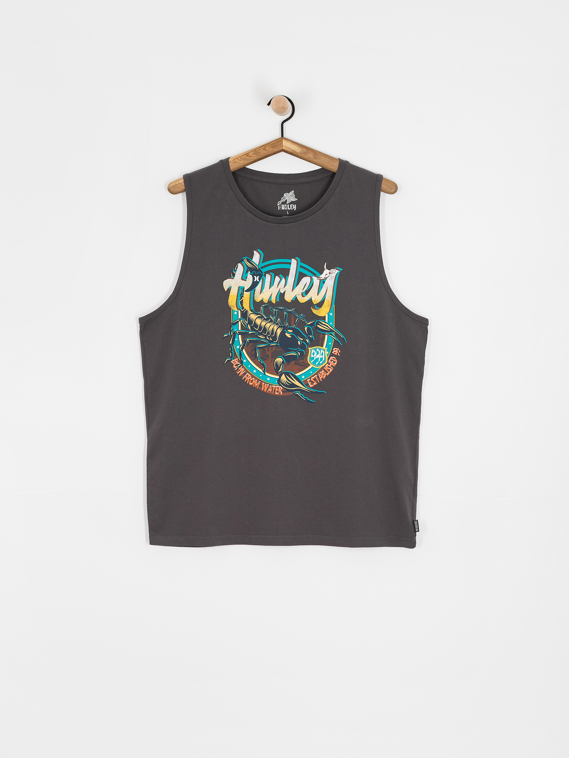 Tricou Hurley Scorpion (dark stone grey)