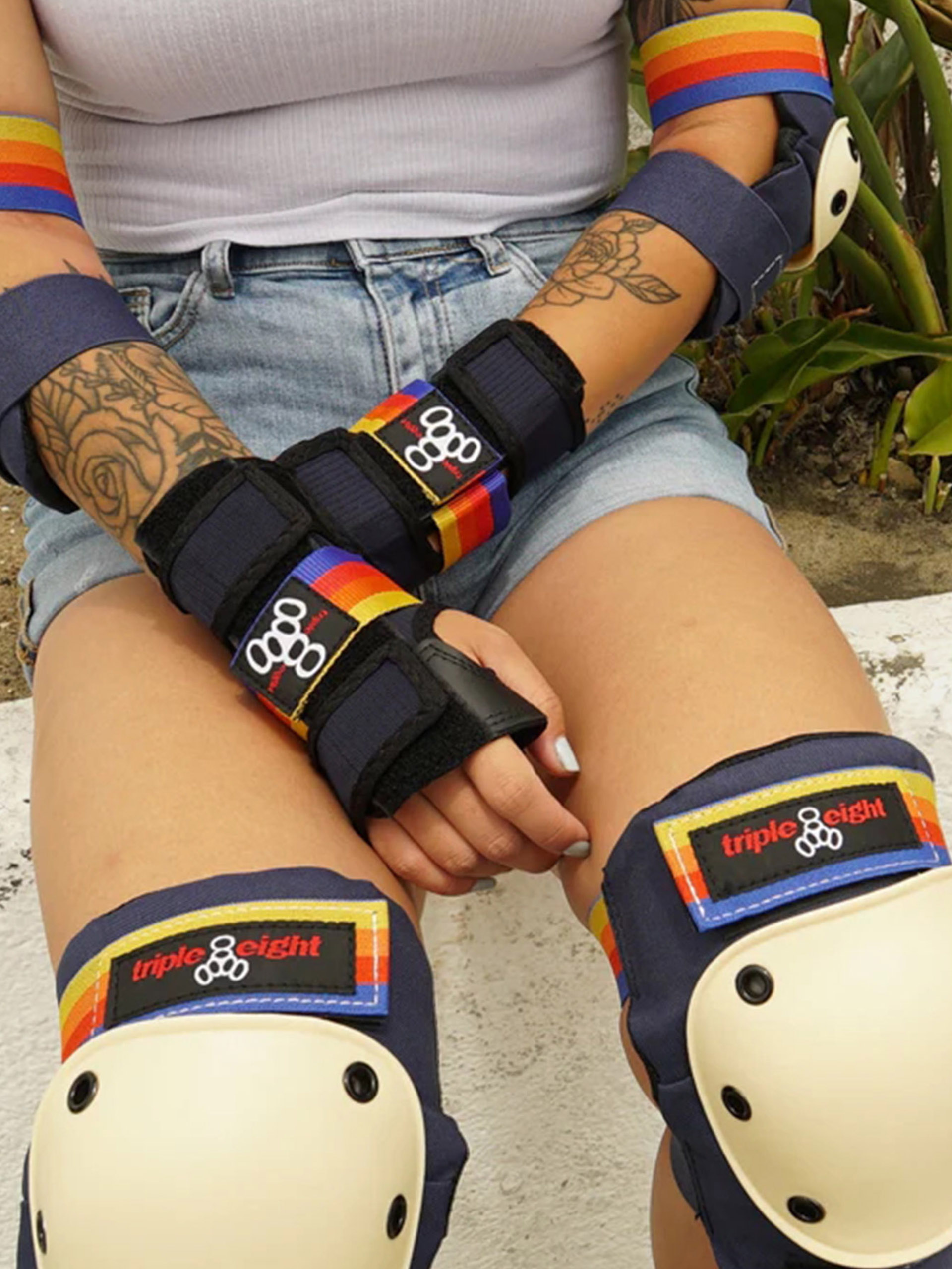 Apărători Triple Eight Saver Series 3 Pack JR (pacific beach)