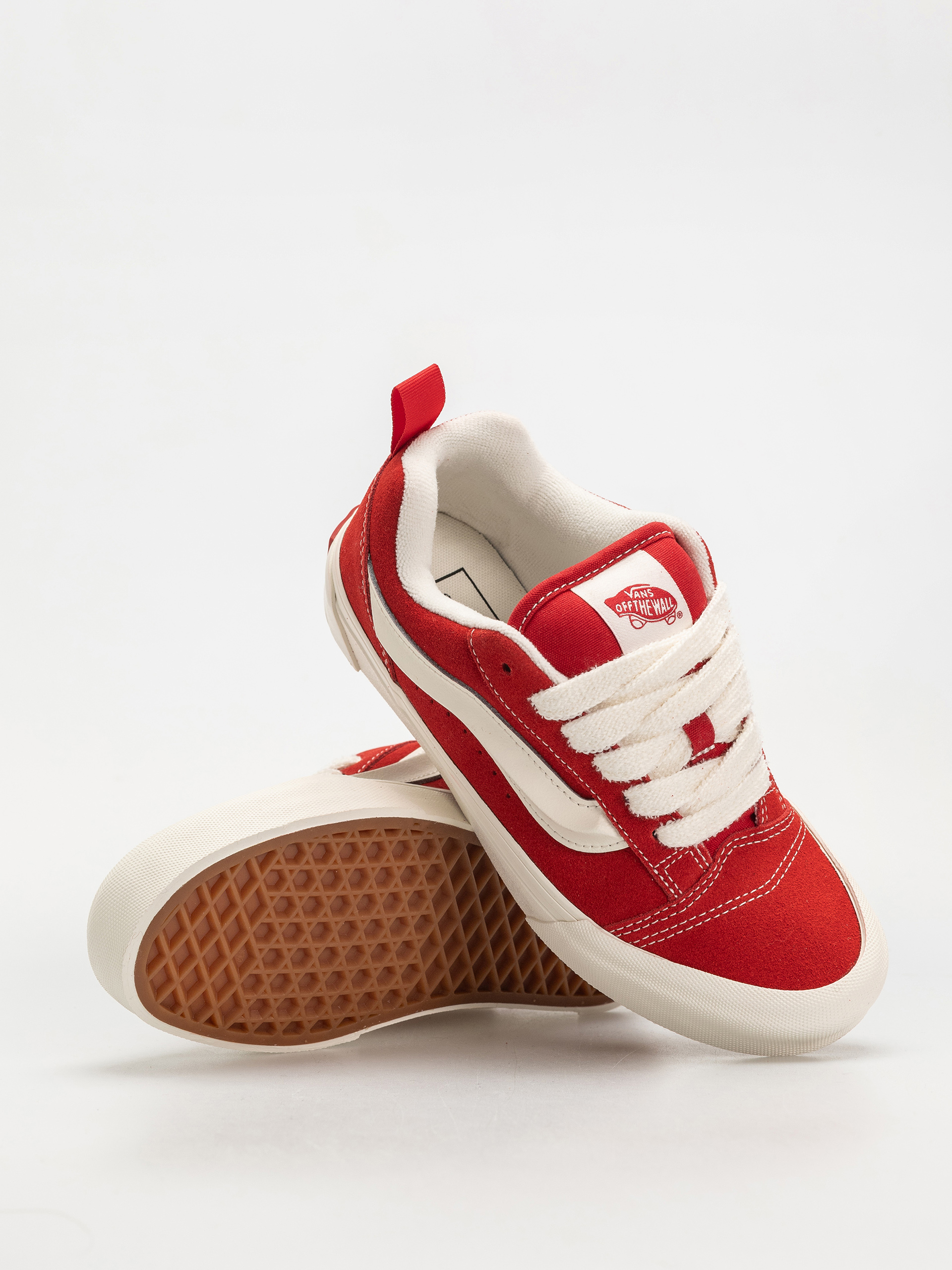 Pantofi Vans Knu Skool (racing red/marshmallow)