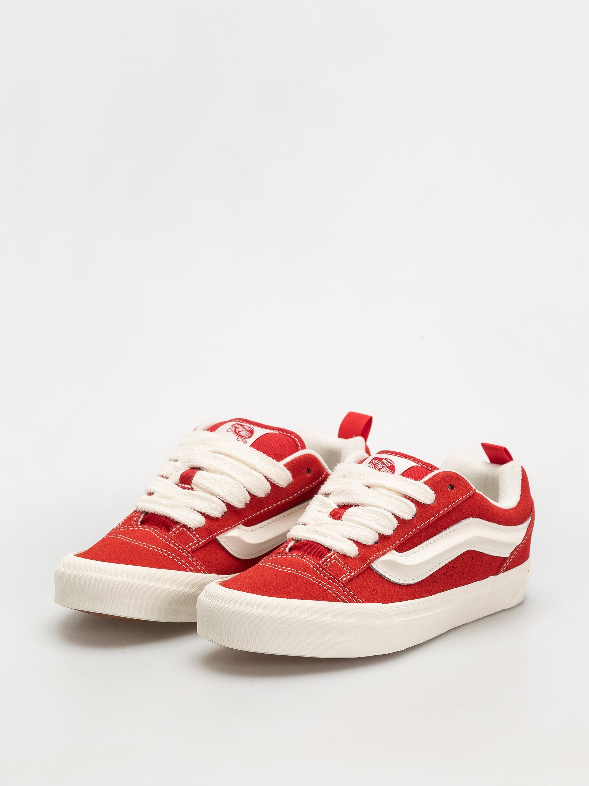 Pantofi Vans Knu Skool (racing red/marshmallow)