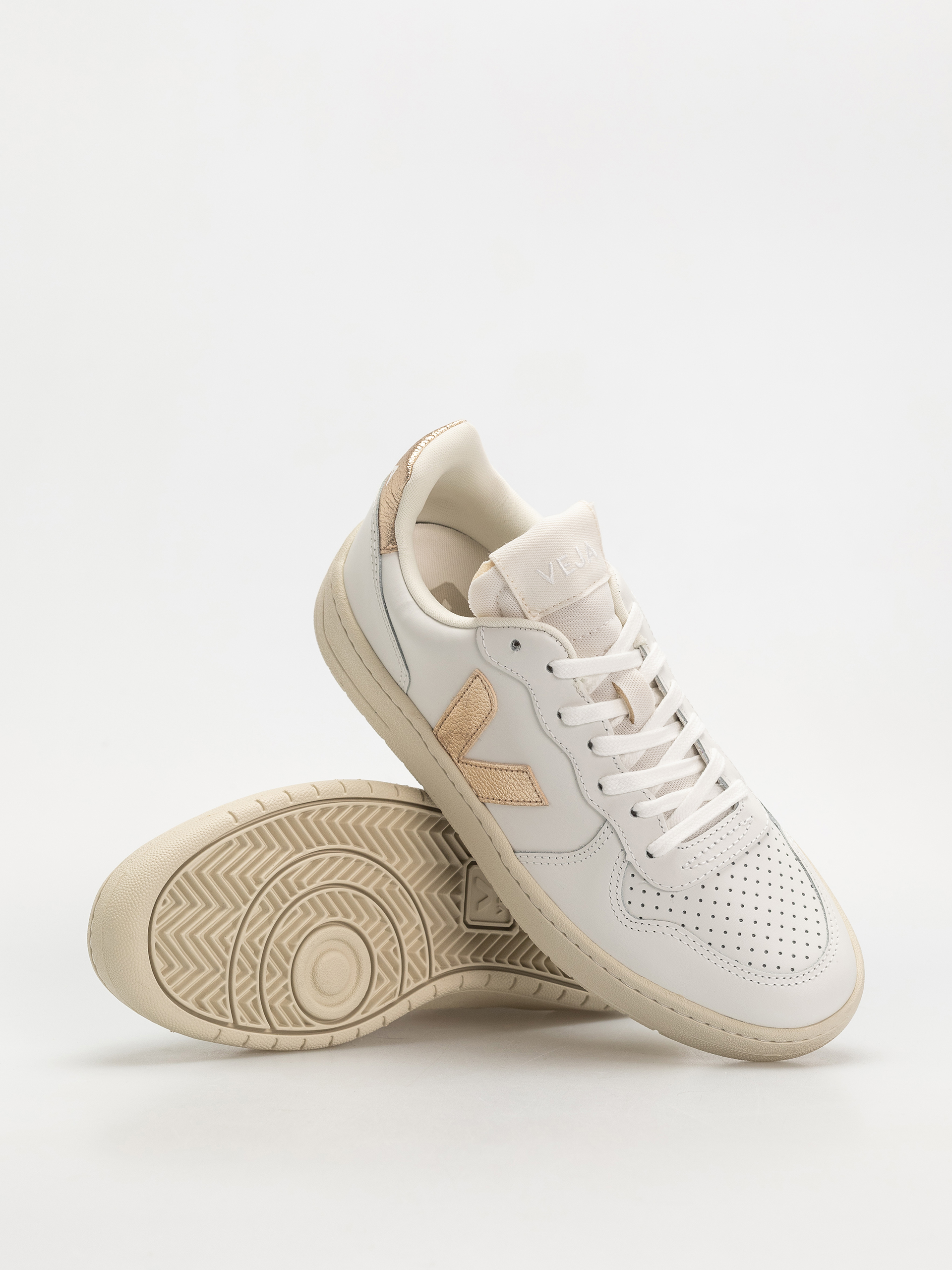 Pantofi Veja V-10 Wmn (extra white platine)