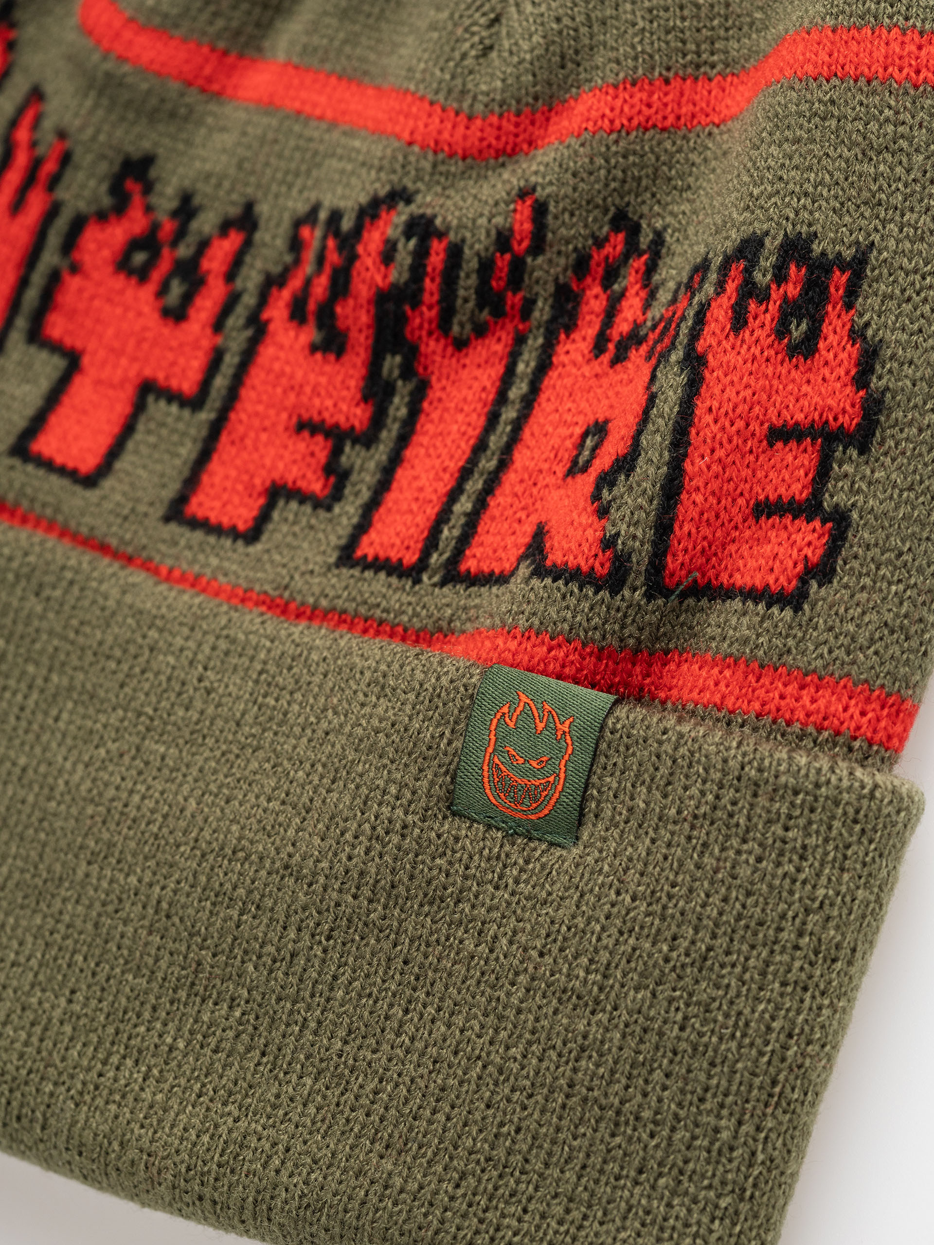 Căciulă Spitfire Demonseed Script (olive/red/black)