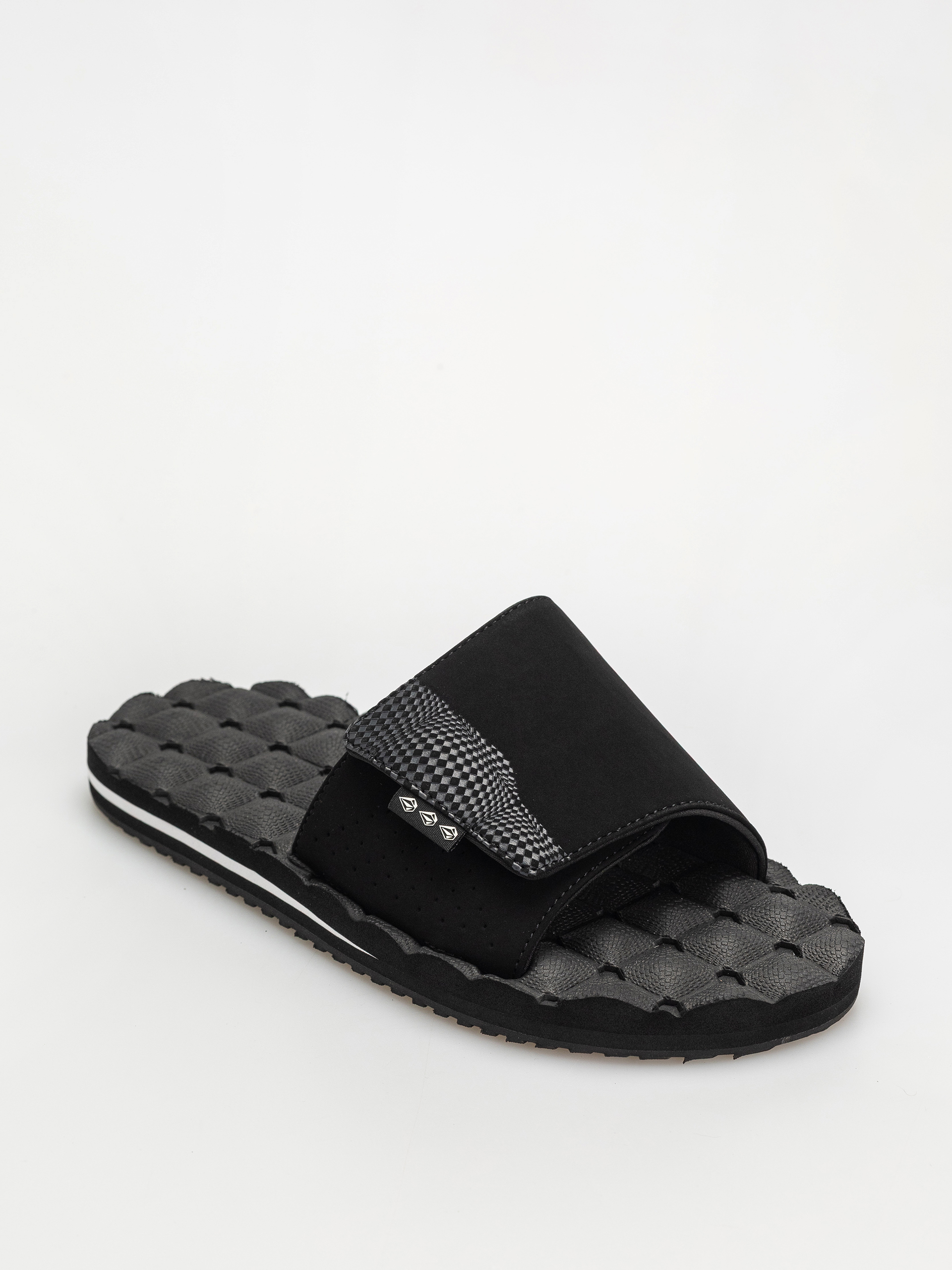 papuci de plajă Volcom Recliner Slide (black white)