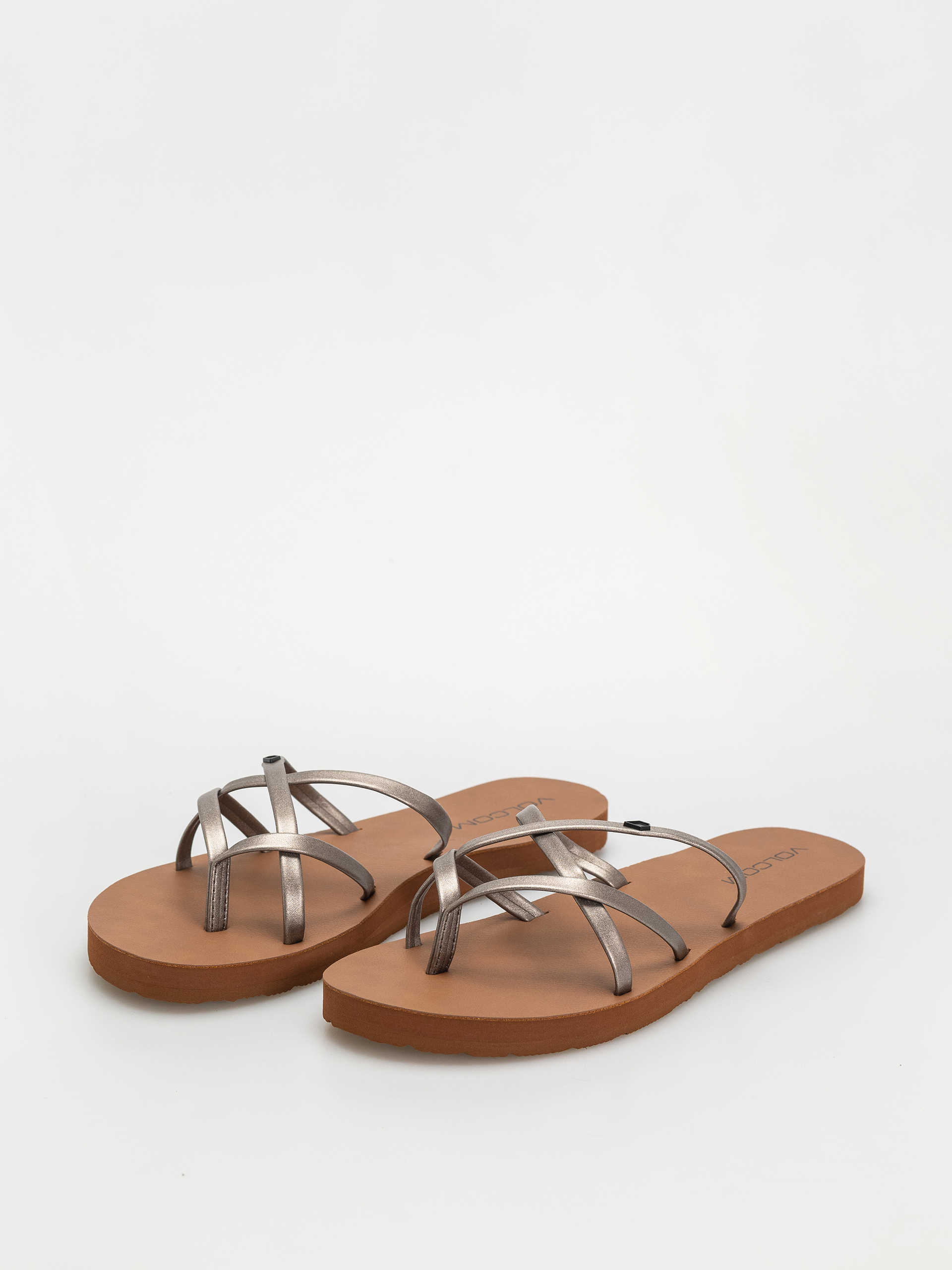 papuci de plajă Volcom New School II Wmn (old gold)