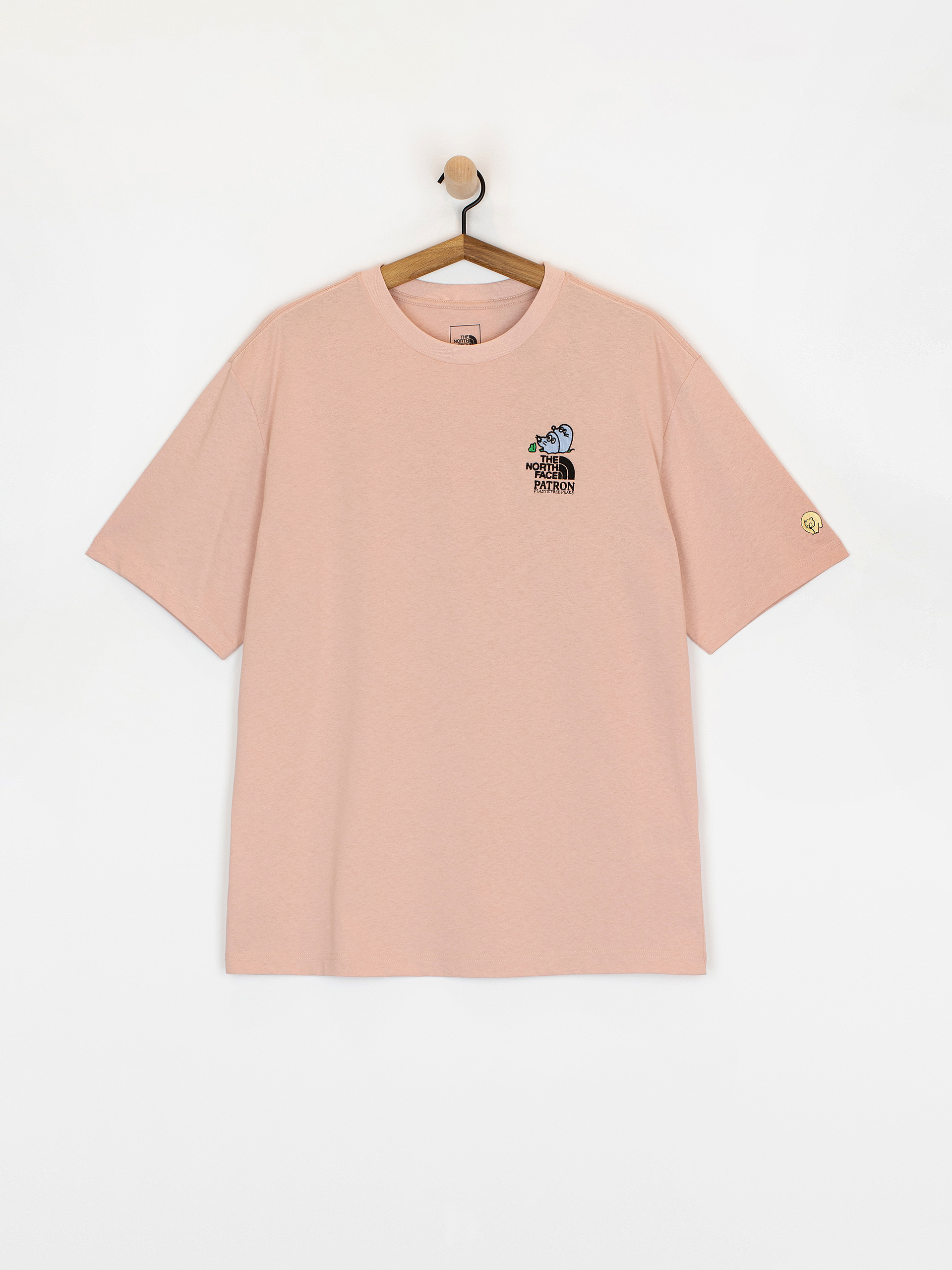 Tricou The North Face Mountain Cleanup Oversized (pink moss)