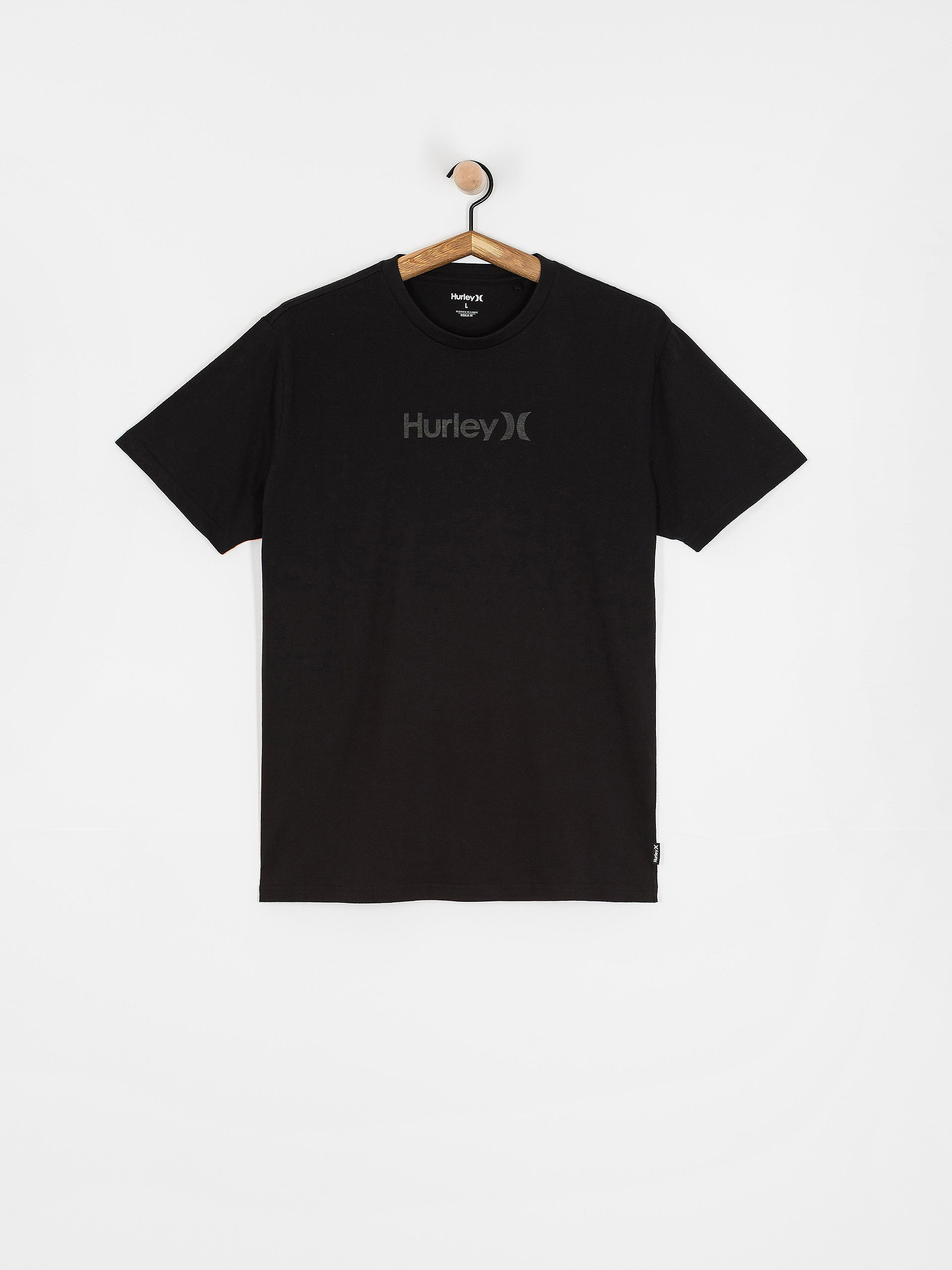 Tricou Hurley Organic One&Only (black gray)