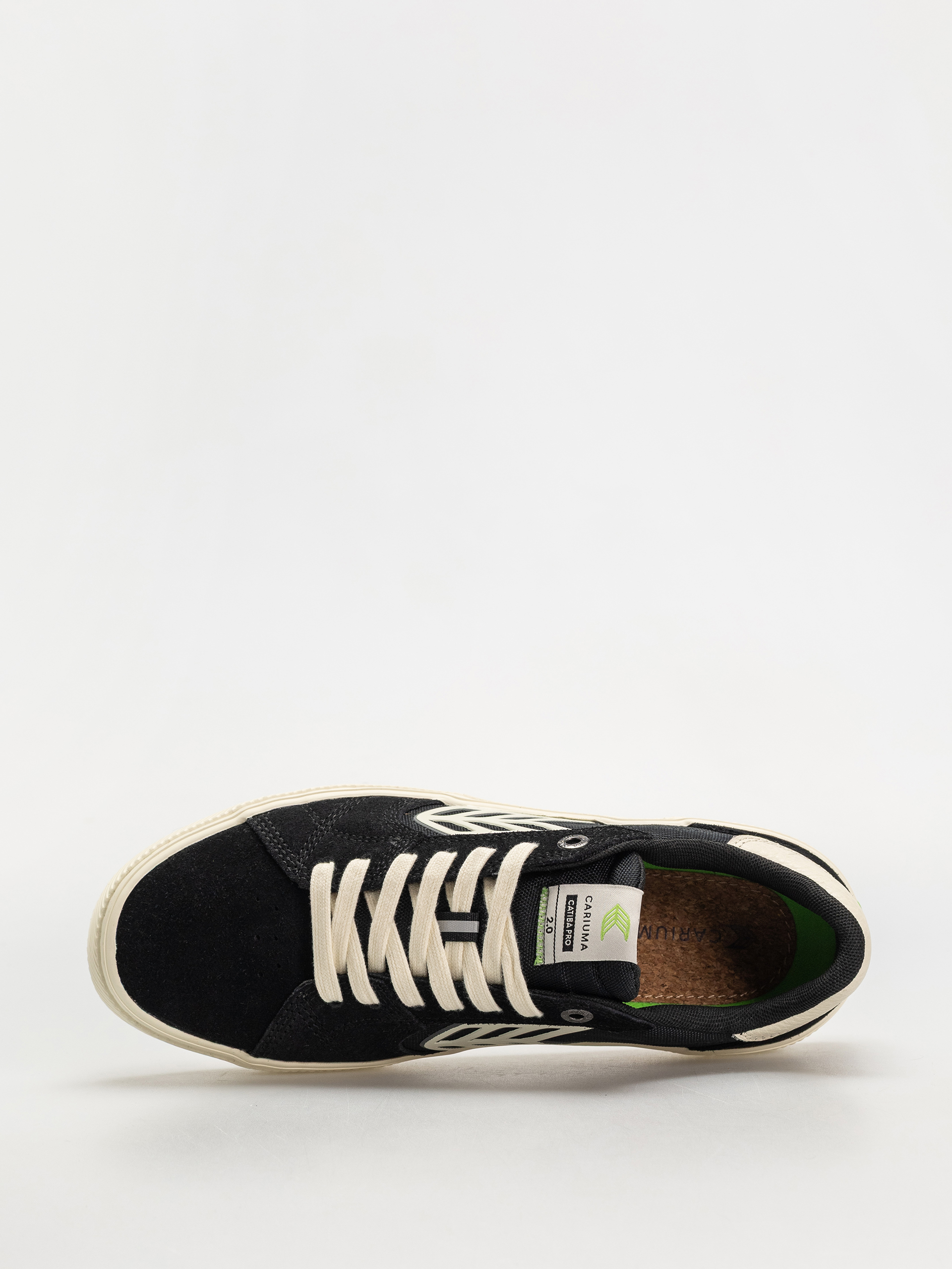 Pantofi Cariuma Catiba Pro 2.0 (black suede and cordura ivory logo)