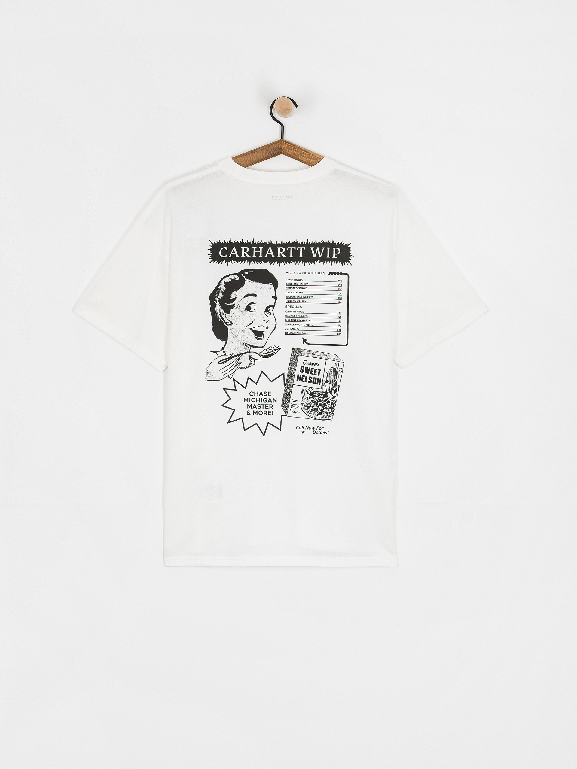 Tricou Carhartt WIP Catalogue (white/black)