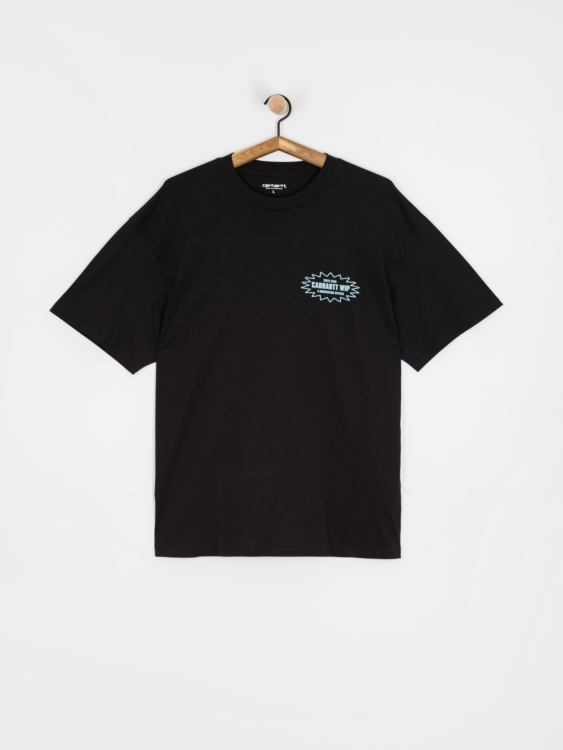 Tricou Carhartt WIP Catalogue (black/bluebird)