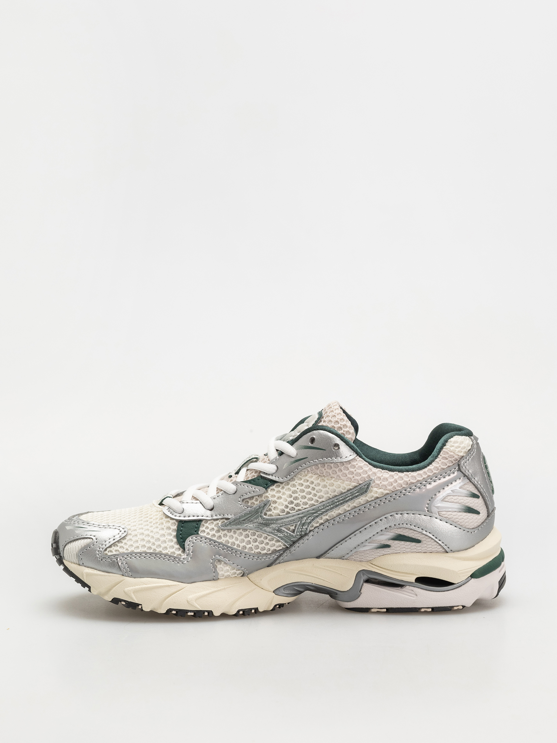 Pantofi Mizuno Wave Rider 10 (snow white/slate/bistro green)