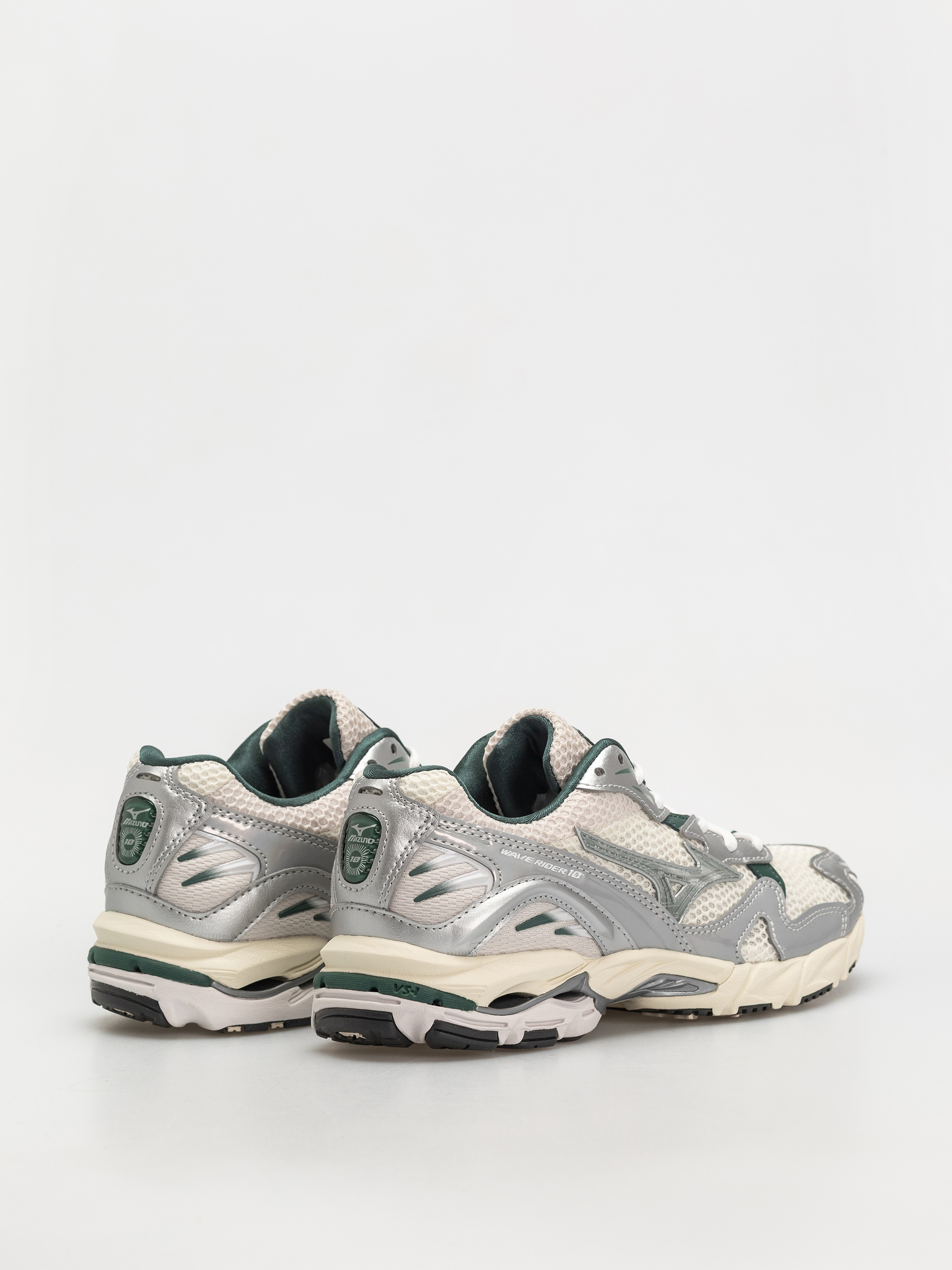 Pantofi Mizuno Wave Rider 10 (snow white/slate/bistro green)