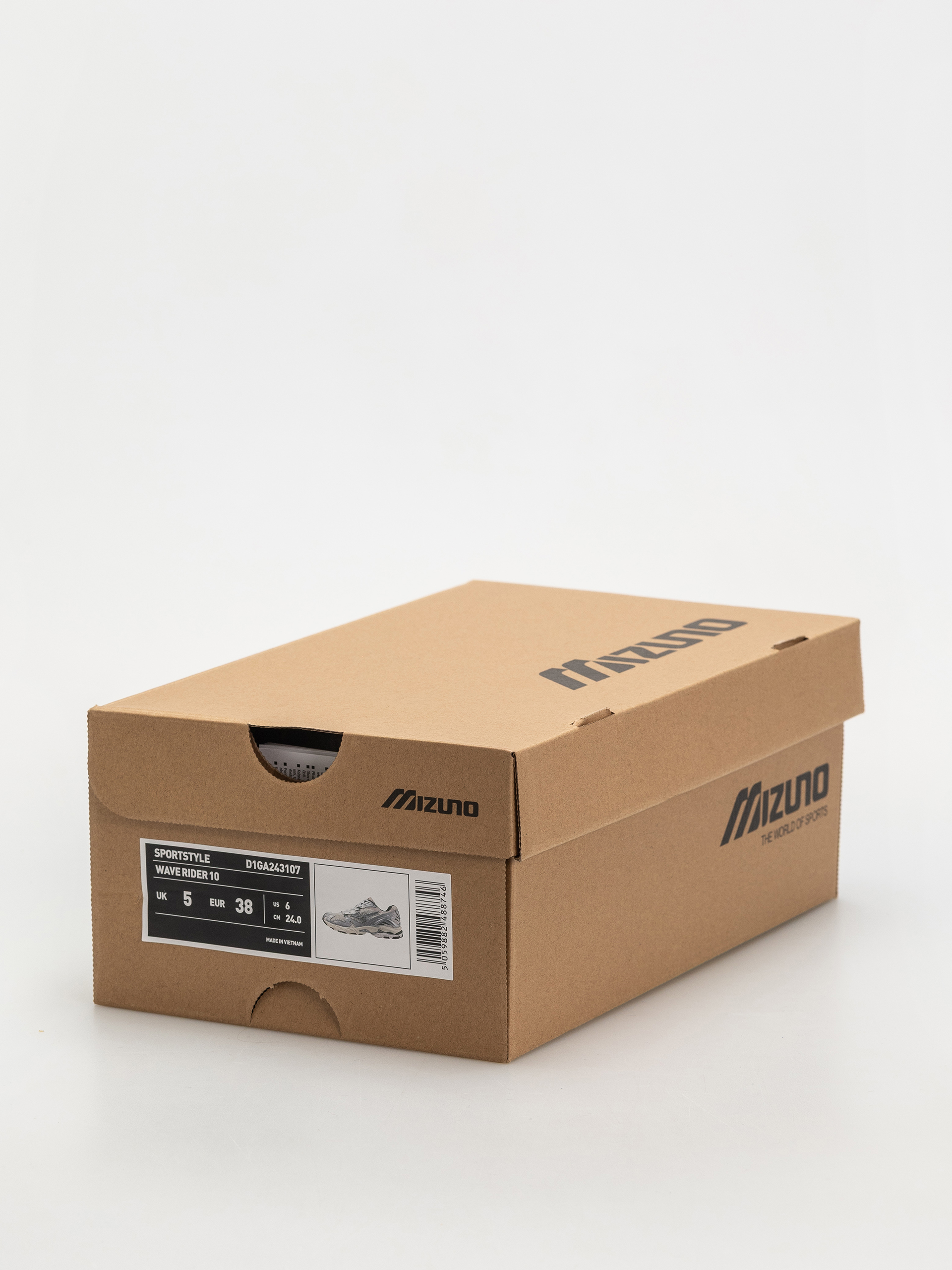 Pantofi Mizuno Wave Rider 10 (snow white/slate/bistro green)