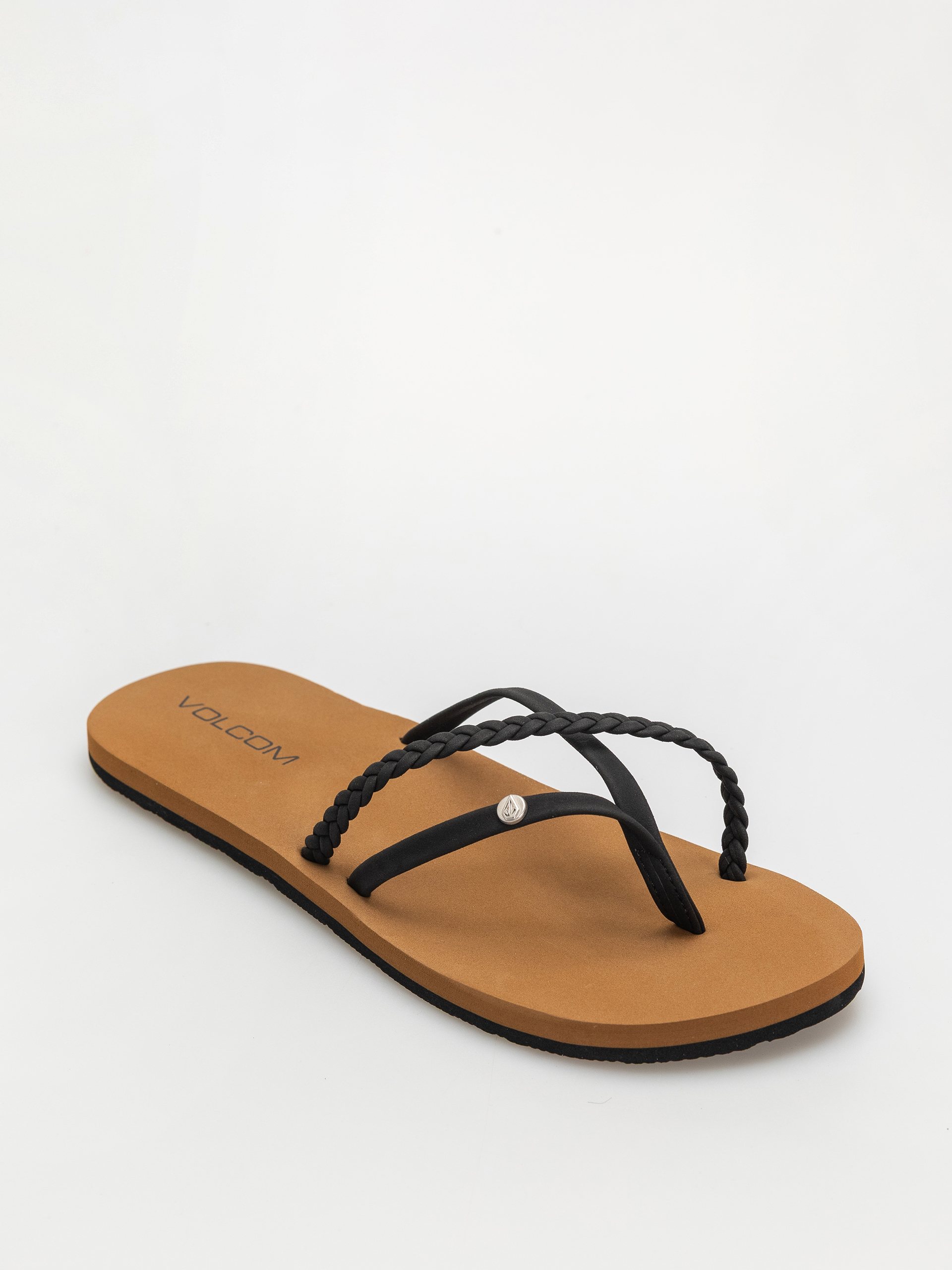 Papuci de plajă Volcom Thrills II Wmn (black)