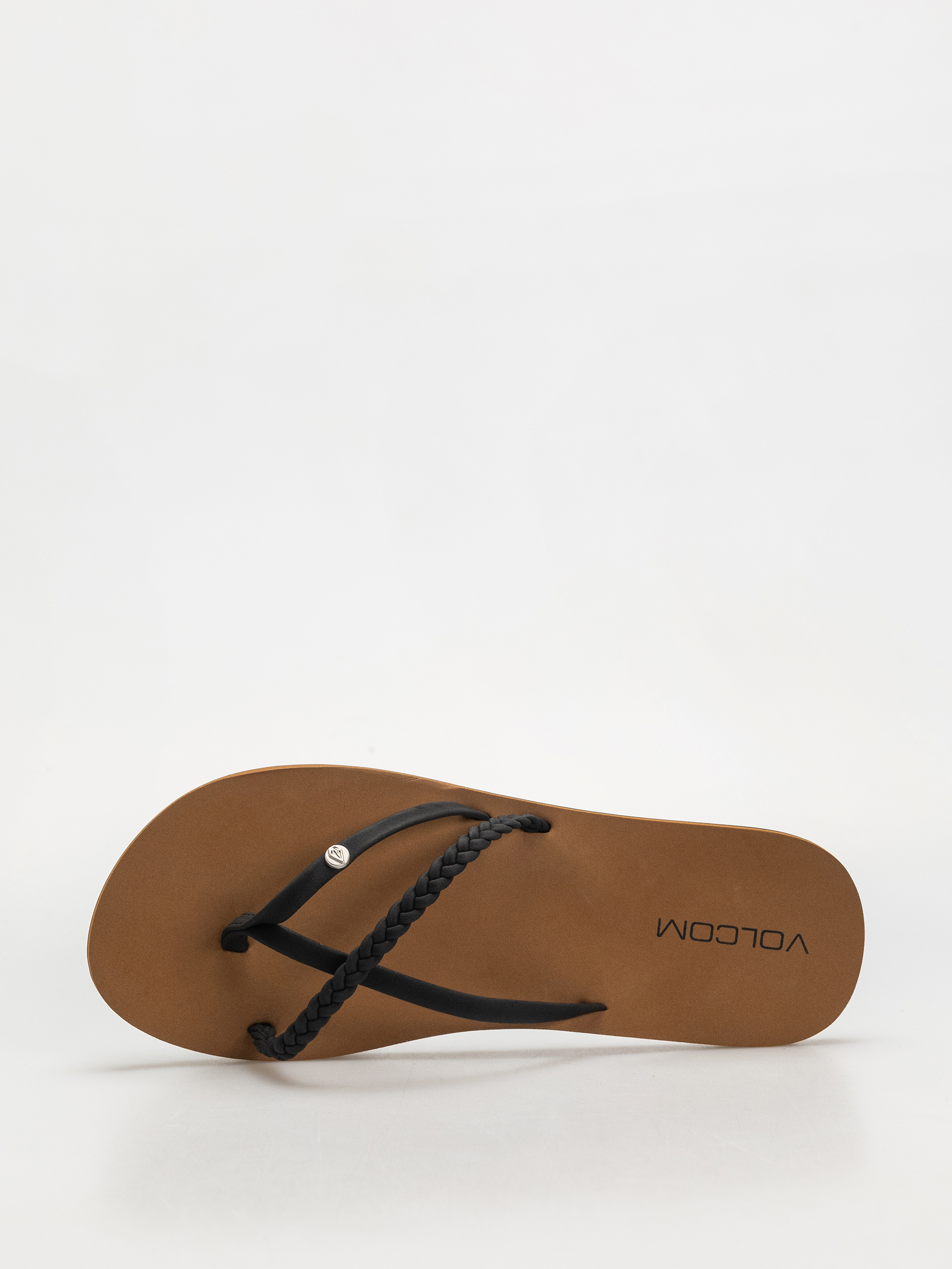 Papuci de plajă Volcom Thrills II Wmn (black)