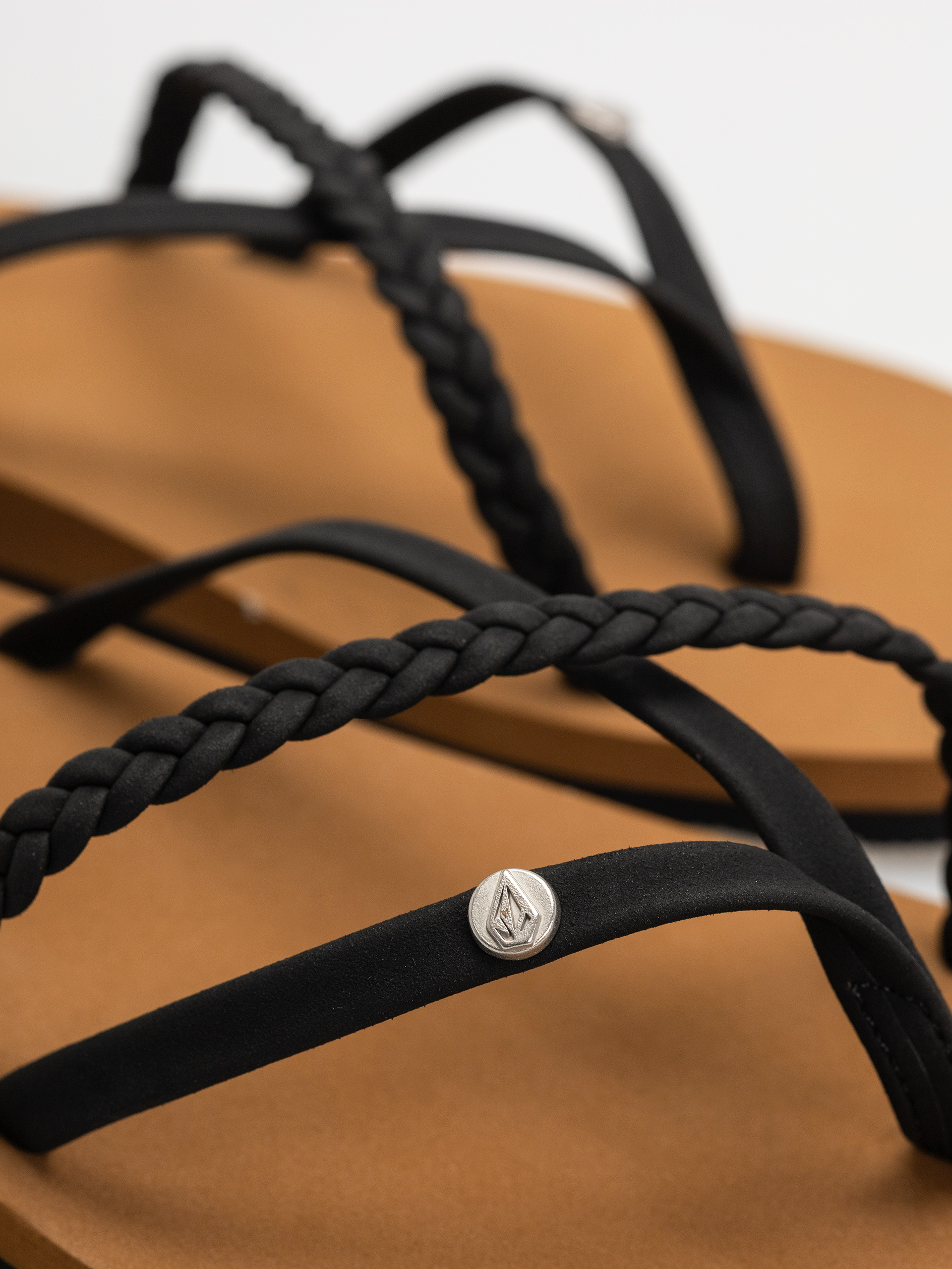 Papuci de plajă Volcom Thrills II Wmn (black)